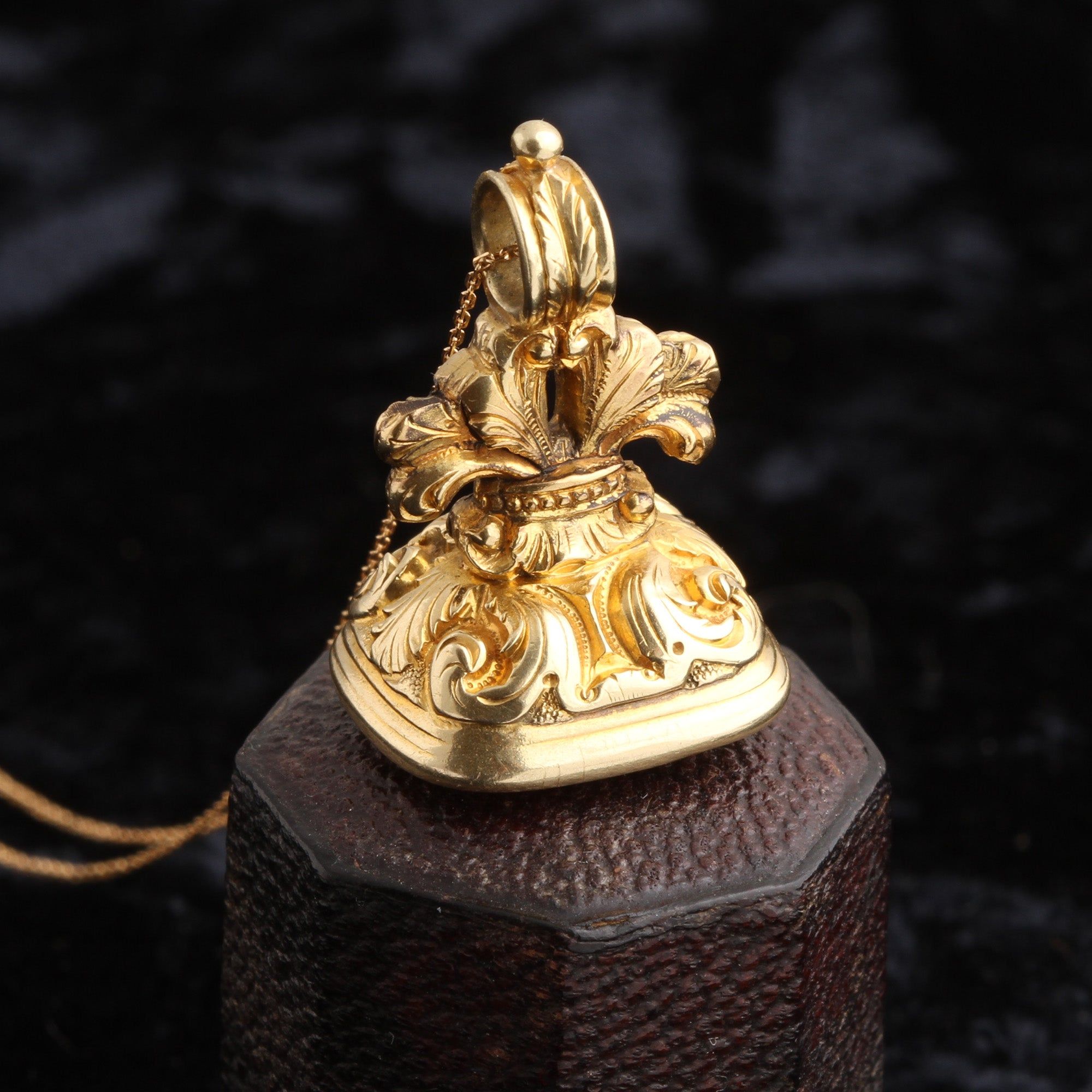 Georgian Carnelian Intaglio Spaniel Fob