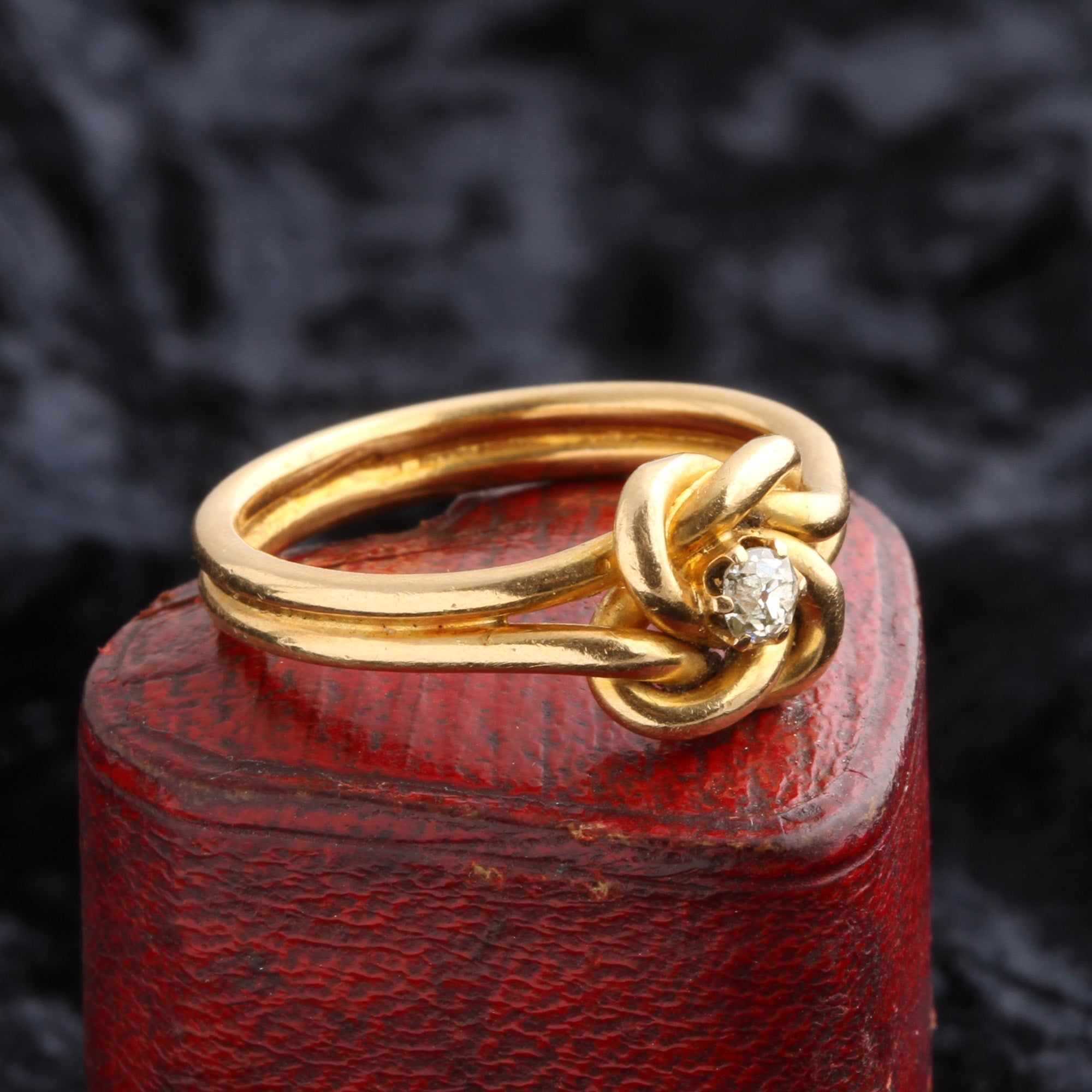Edwardian Diamond Lover's Knot Ring