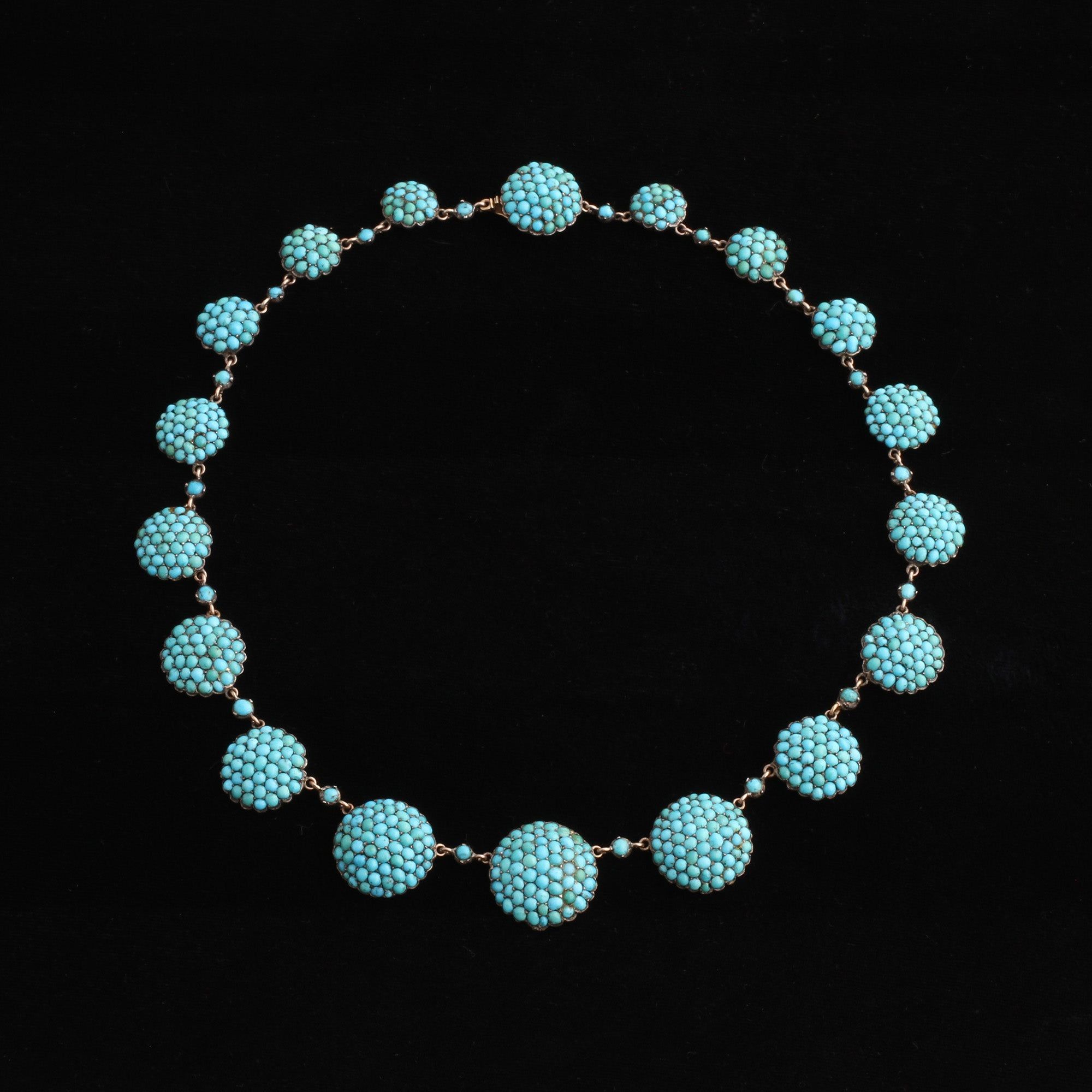 Victorian Turquoise Pavé Collar