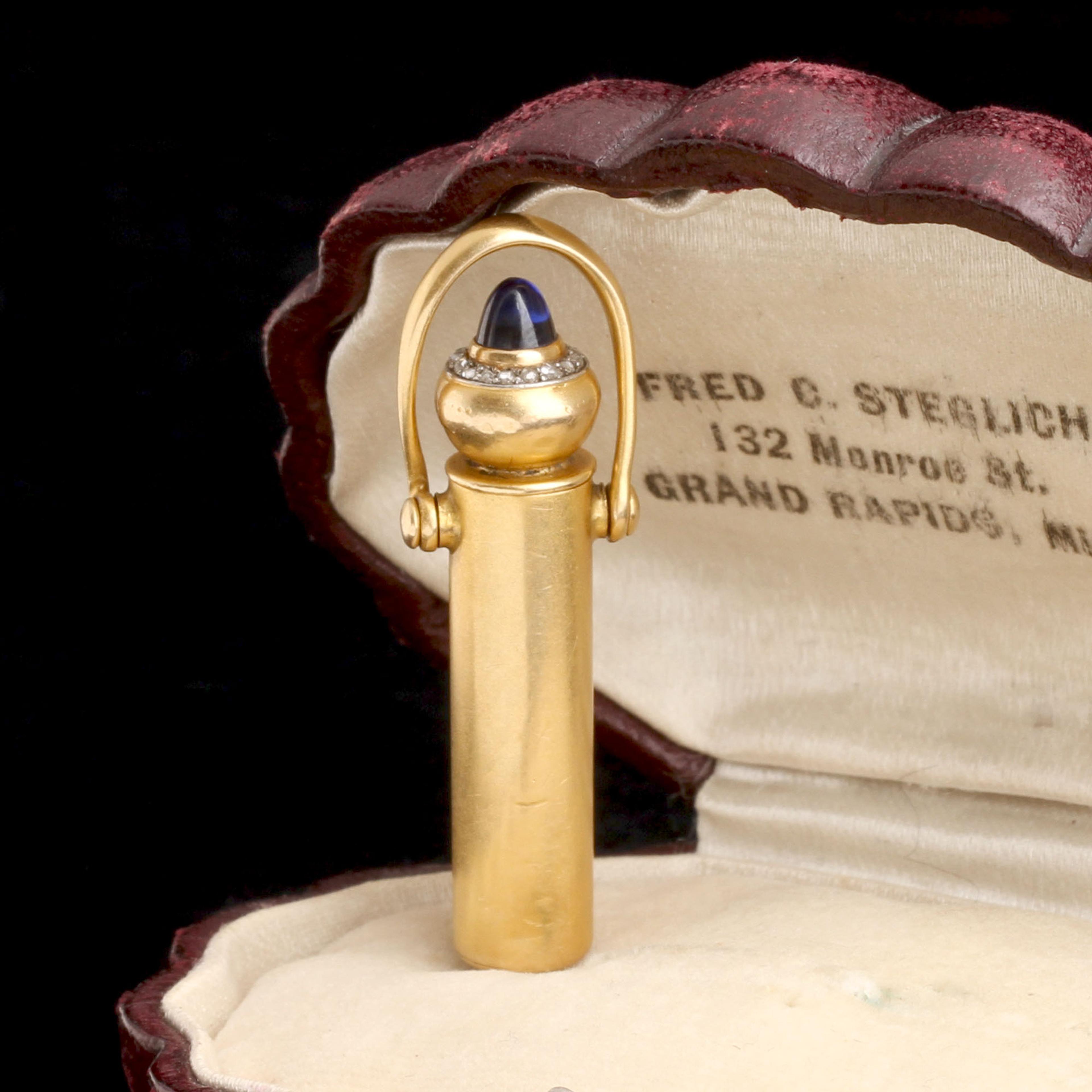 Victorian Sapphire & Diamond Gold Pencil