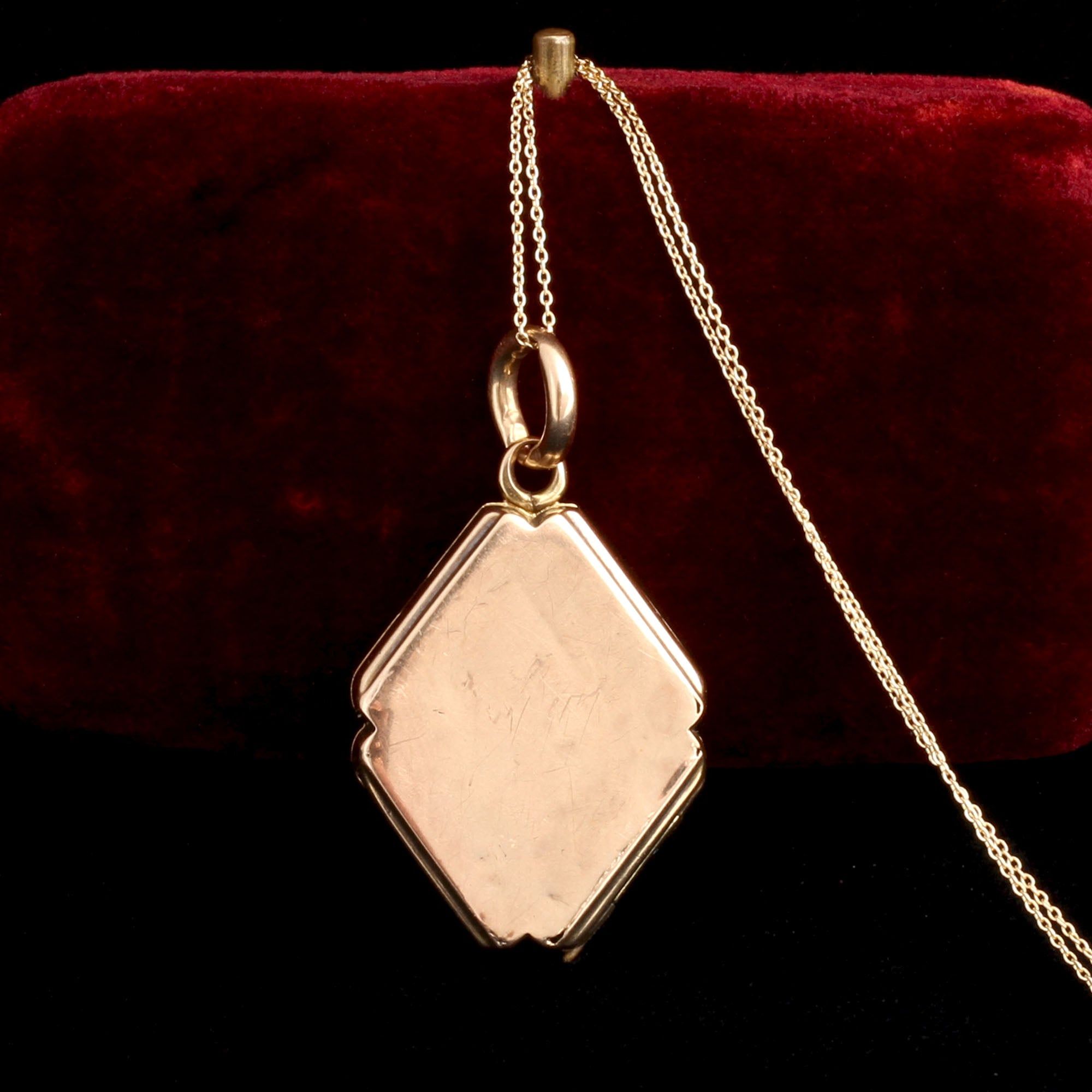 1920s Diamond-Shaped Locket