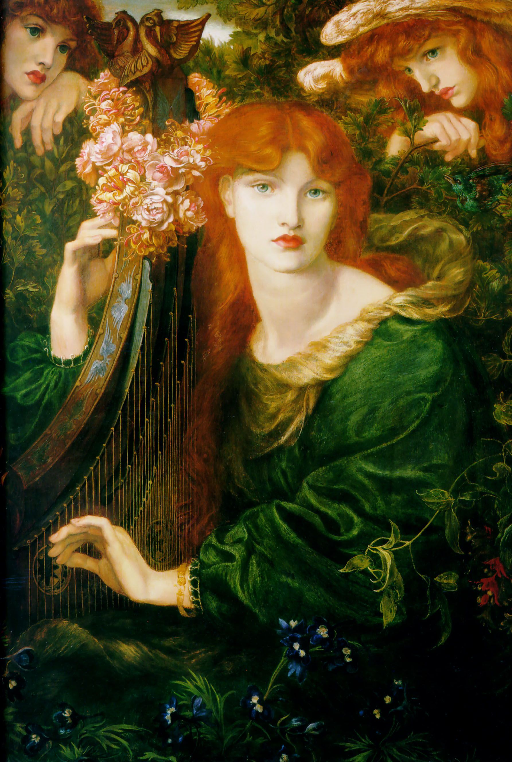 Dante Gabriel Rossetti, “La Ghirlandata,” 1873.
