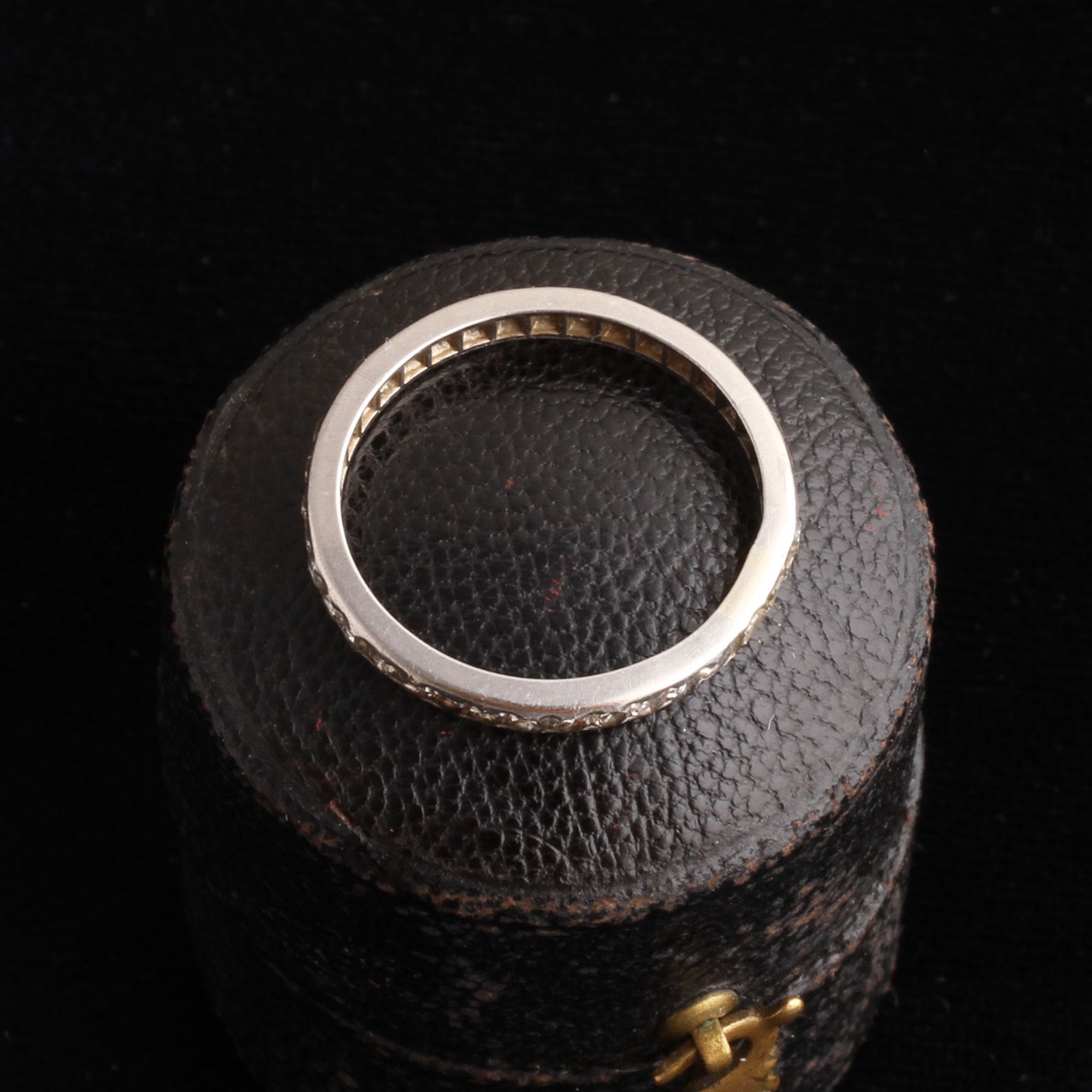 Vintage Platinum Eternity Ring Size 6.25