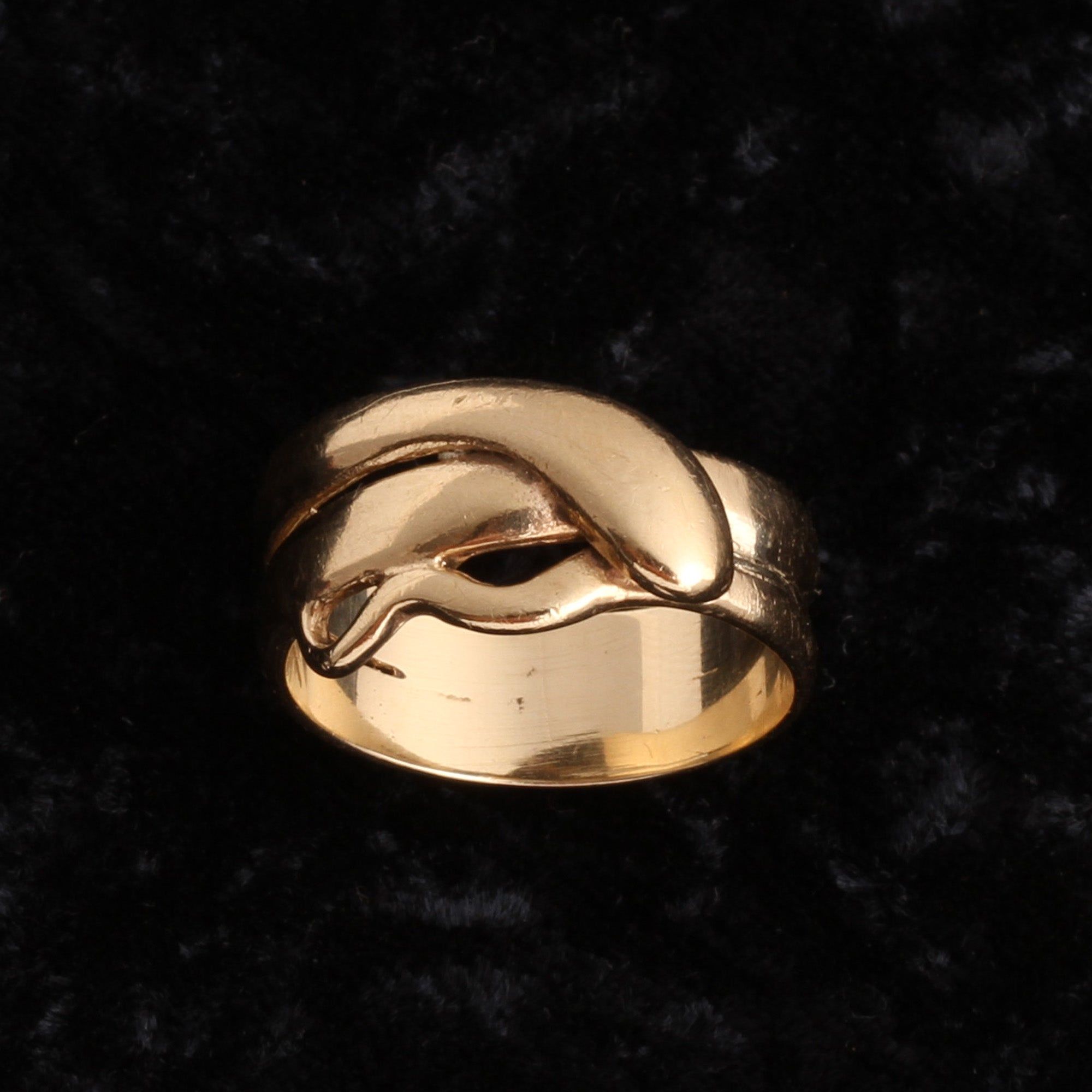 Vintage Coiled Serpent Ring