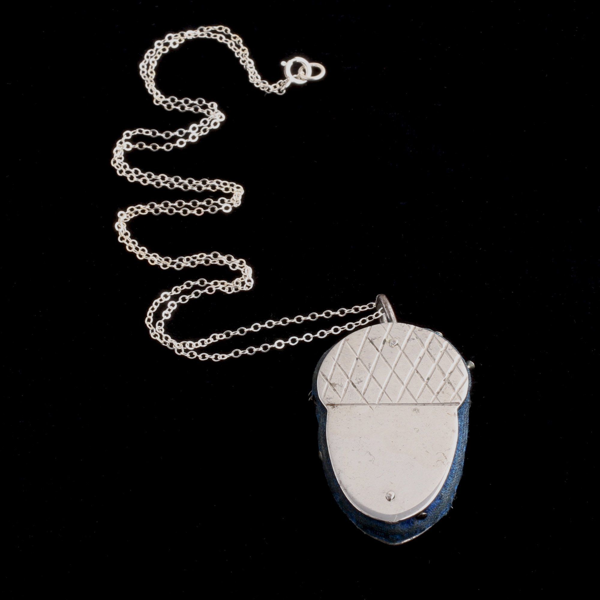 Victorian Acorn Pincushion Pendant