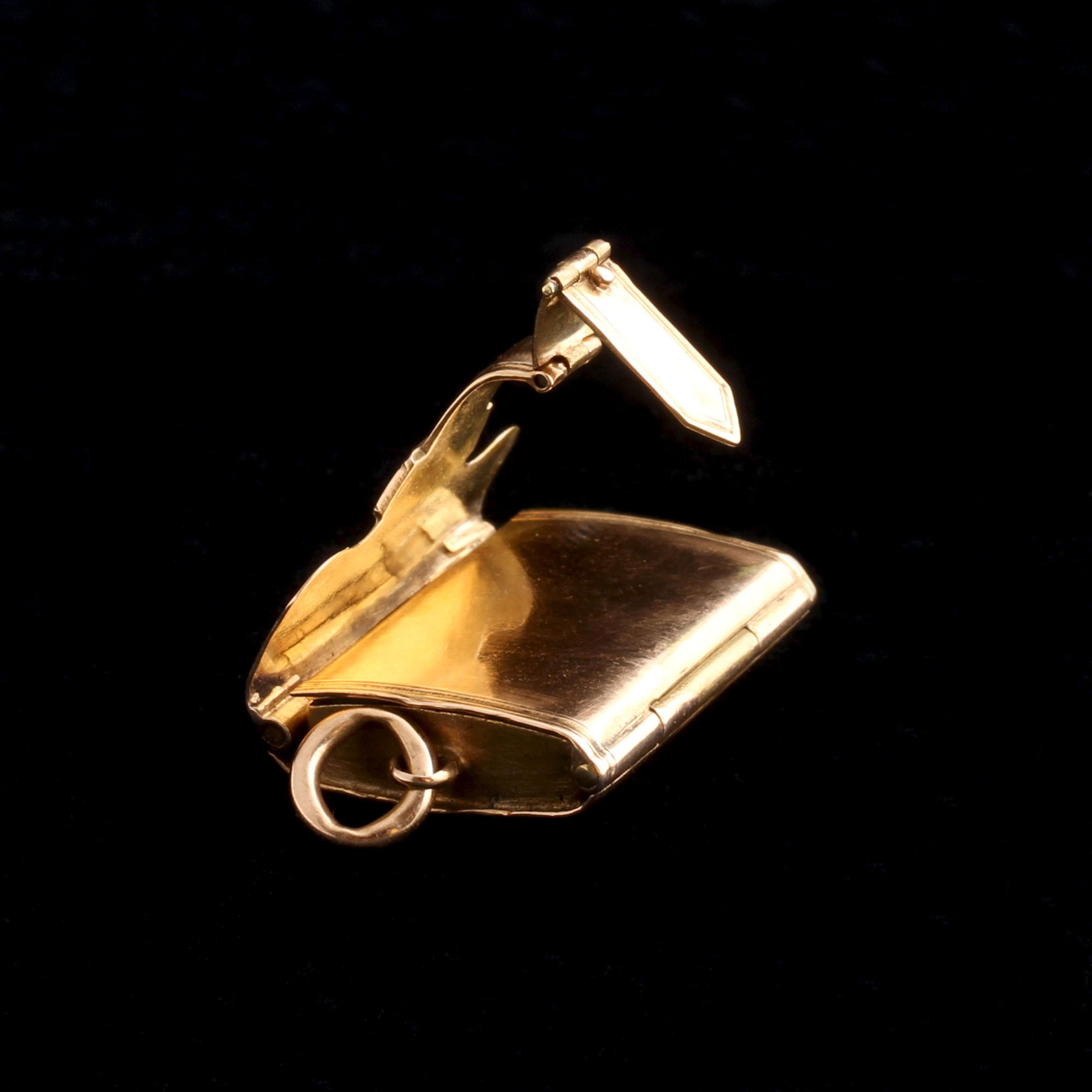 Detail of Late Victorian Satchel Locket