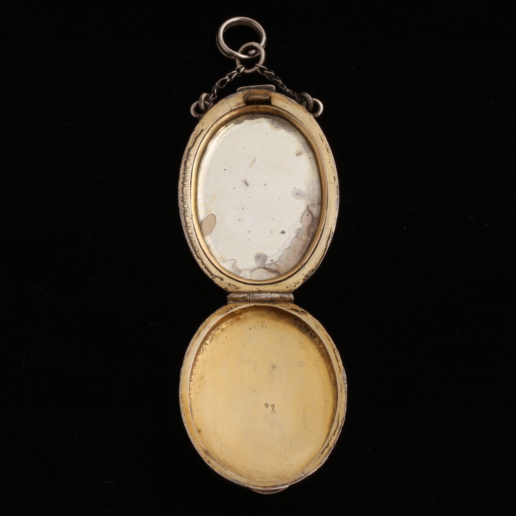 Victorian Niello Mirror