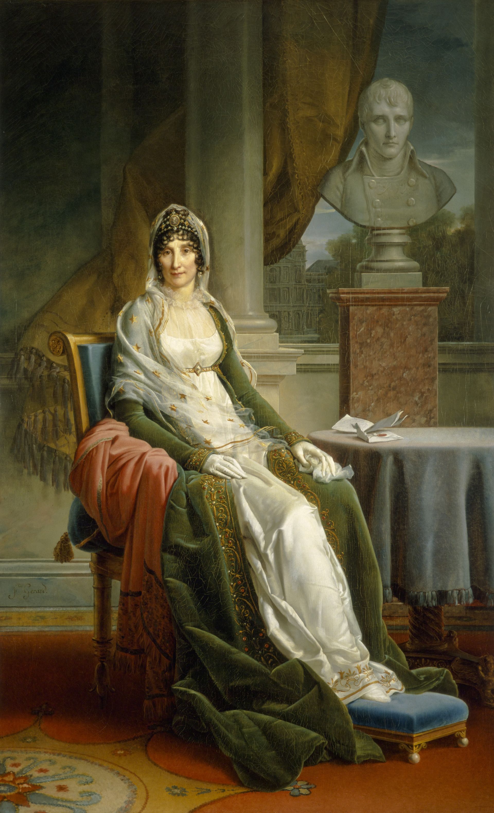 Napoleon’s mother known as Madame Mère by François-Pascal-Simon, called Baron Gérard, 1800-1804. National Galleries Scotland.