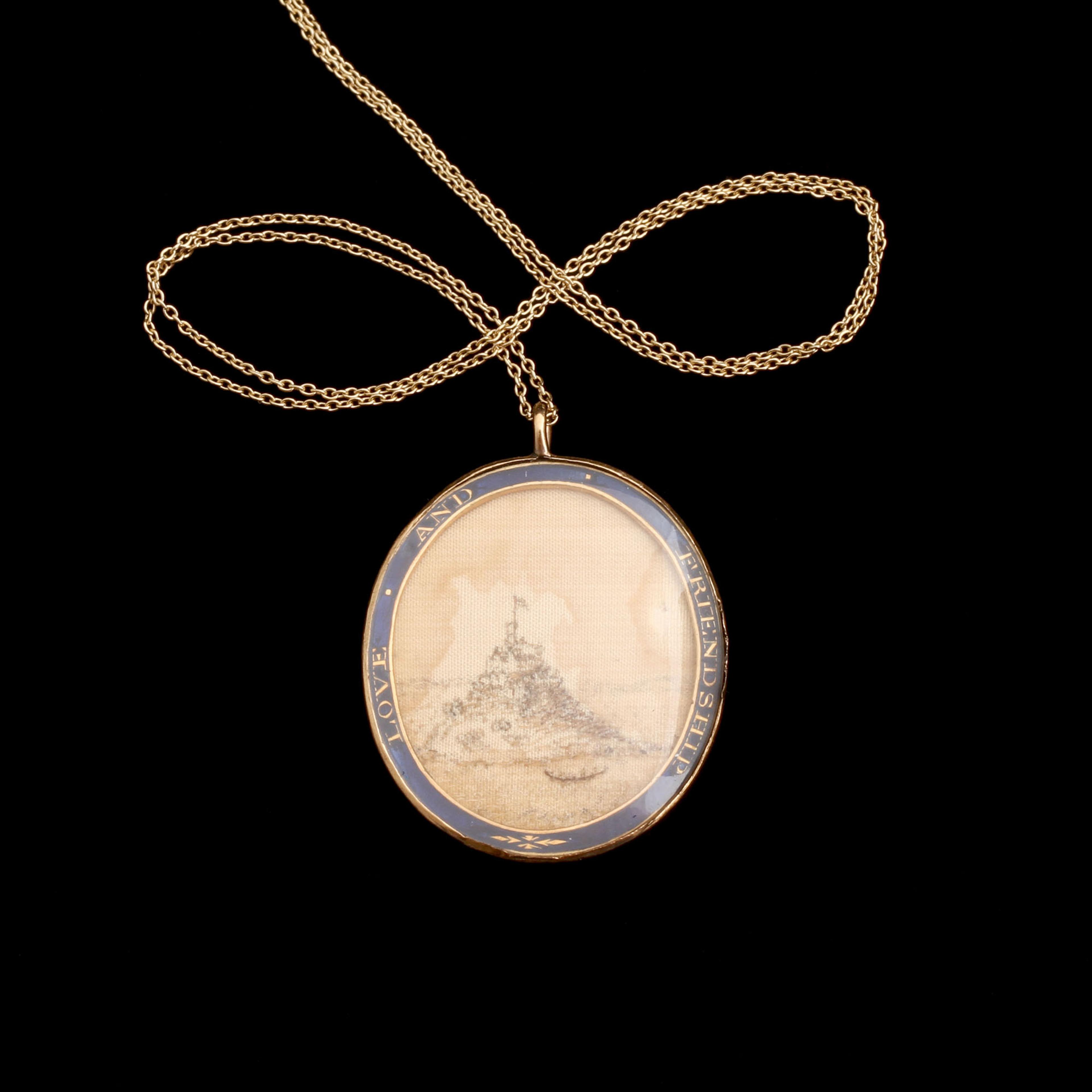 Georgian Love & Friendship St Michael's Mount Pendant