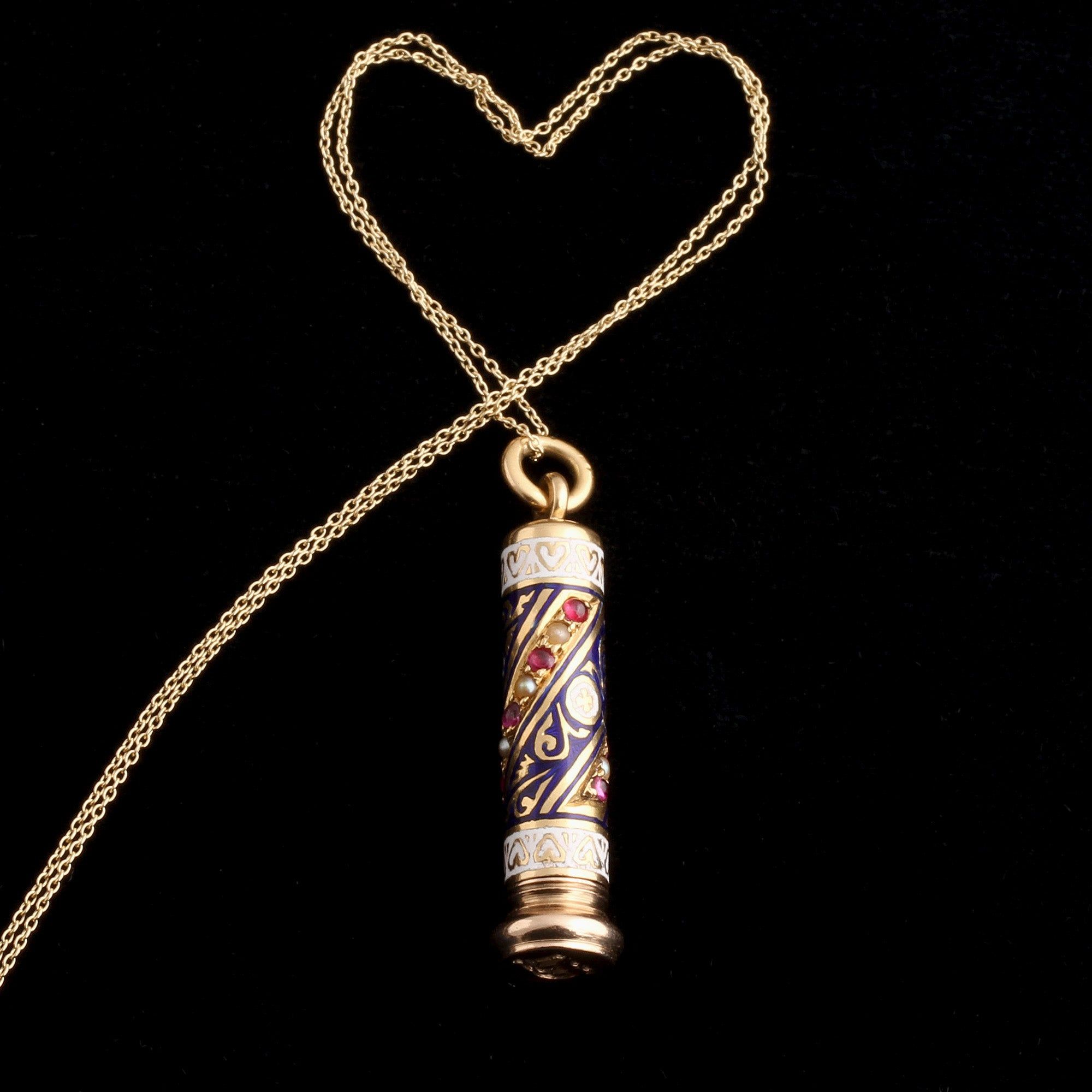 Victorian Telescoping Pencil Wax Seal Fob