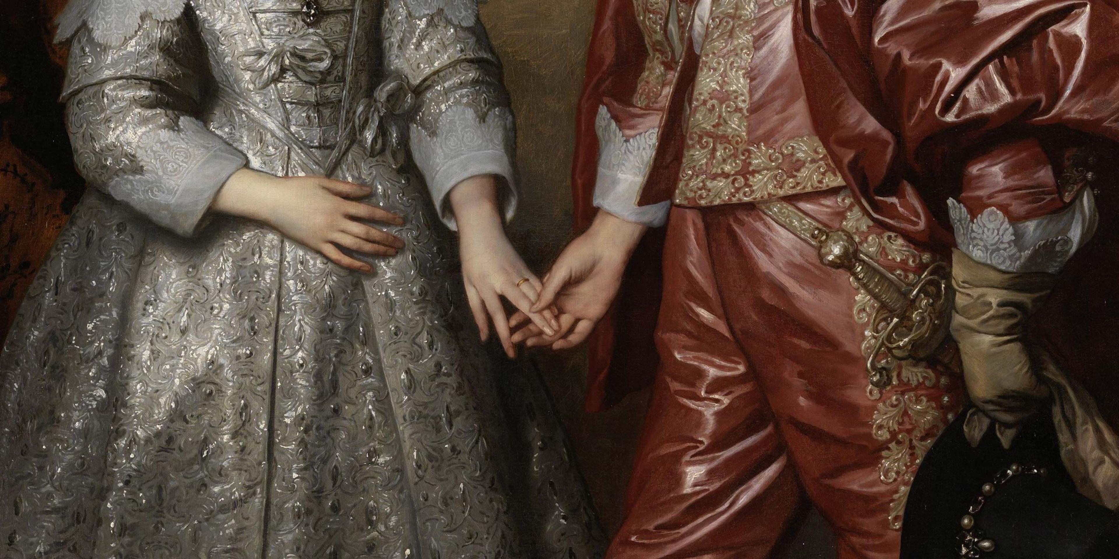 Anthony van Dyck, William II and His Bride, Mary Stuart, 1641.