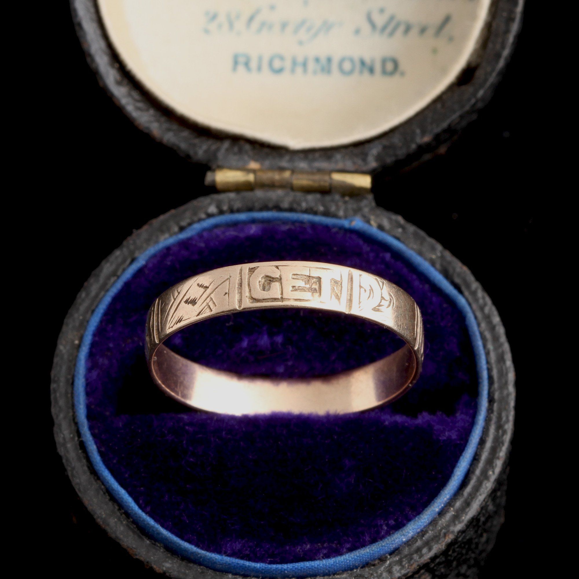 Victorian Forget Me Not Band