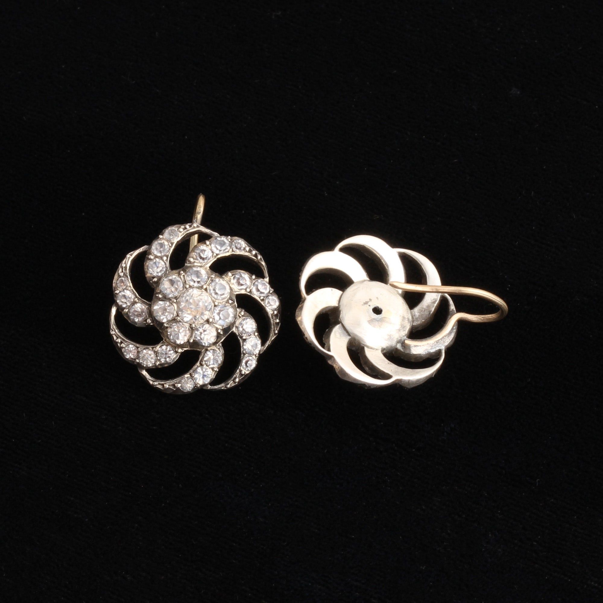 Georgian Paste Swirl Earrings