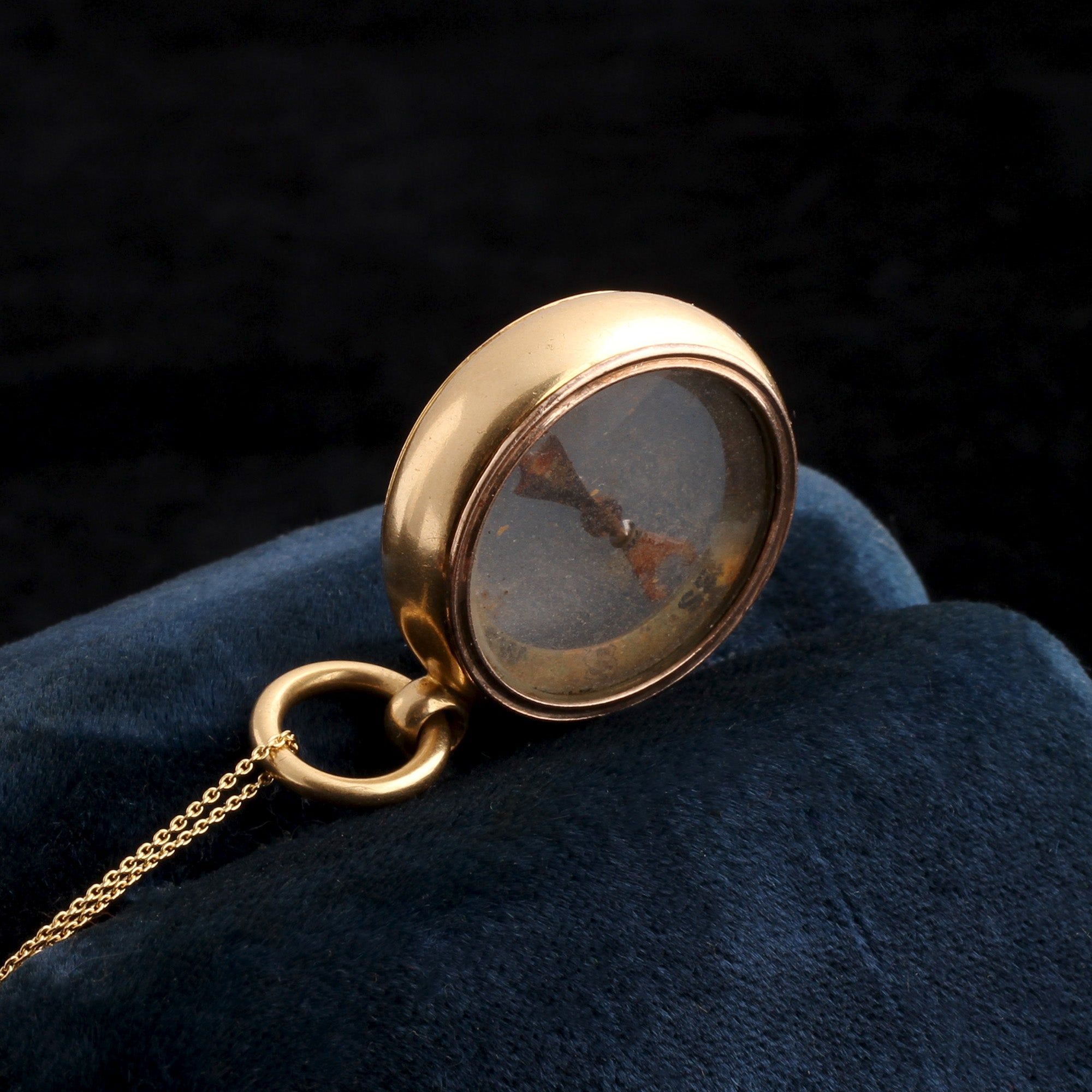 Edwardian Gold Compass Necklace