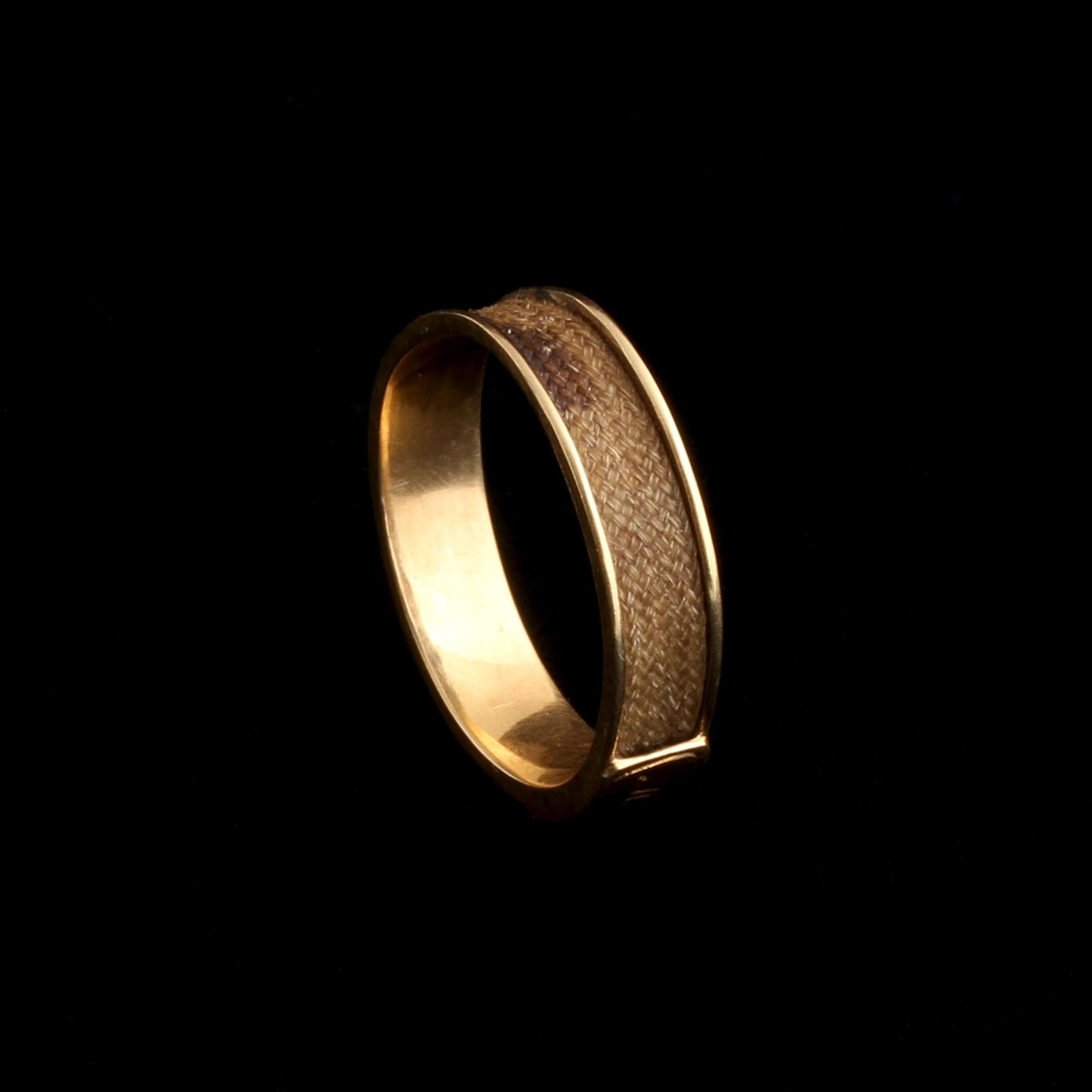 Detail of Victorian "Maria" Mourning Band