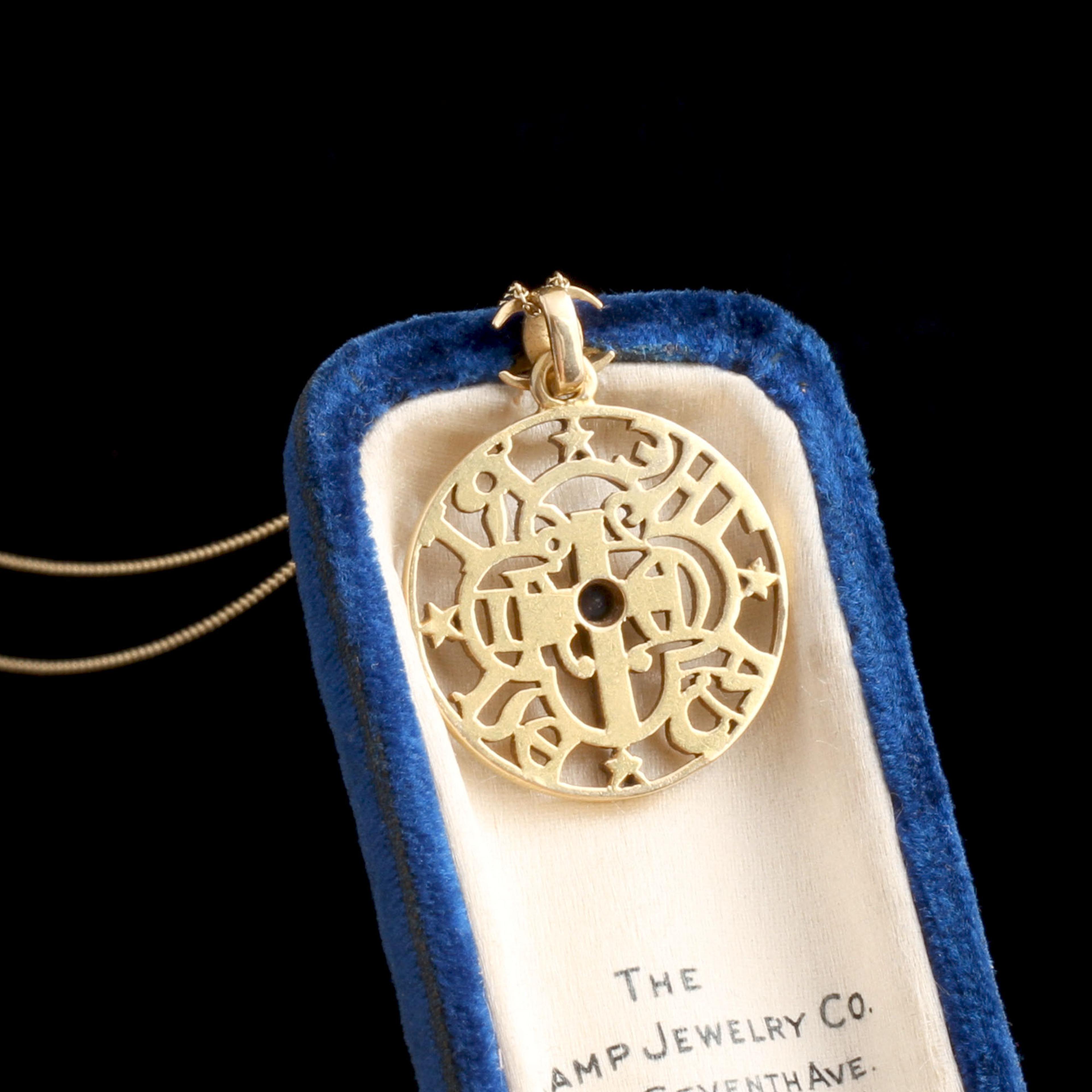 French Alpha & Omega Catherine Pendant