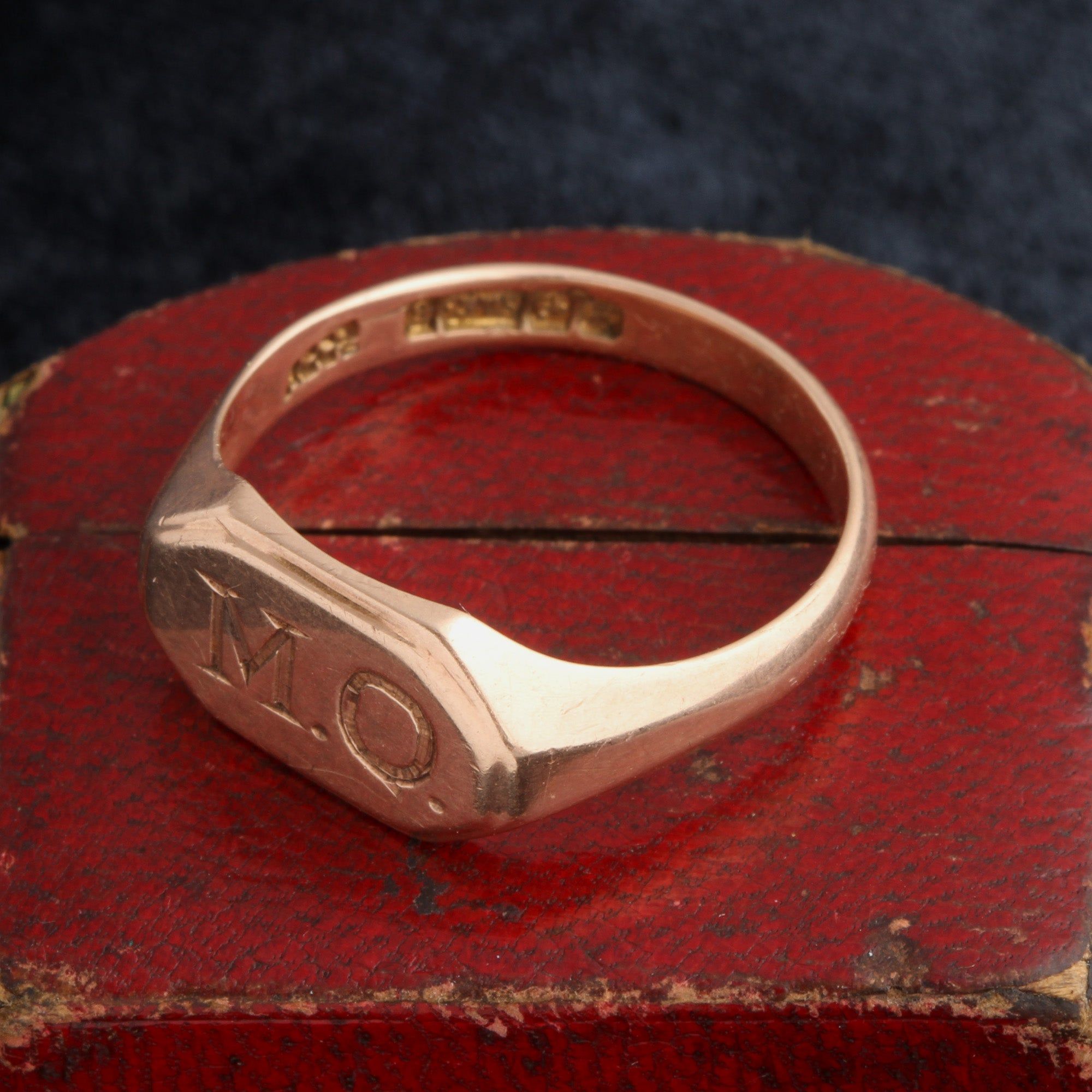 1920s "M.O." Signet Ring