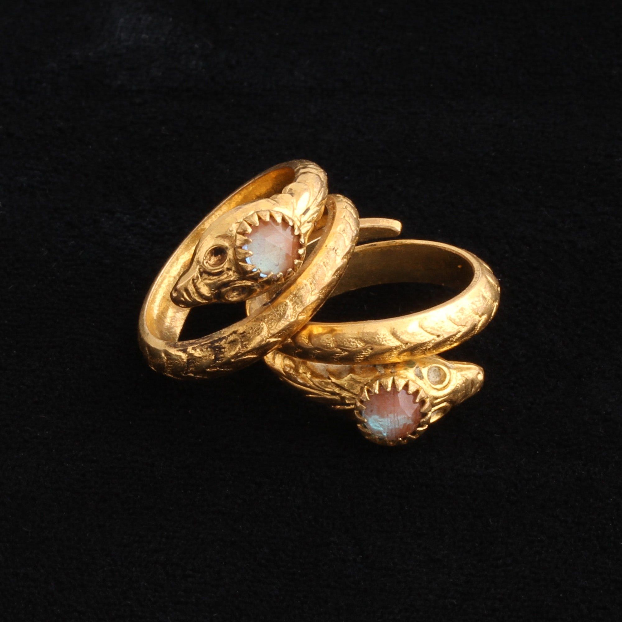 Victorian Saphiret Snake Rings