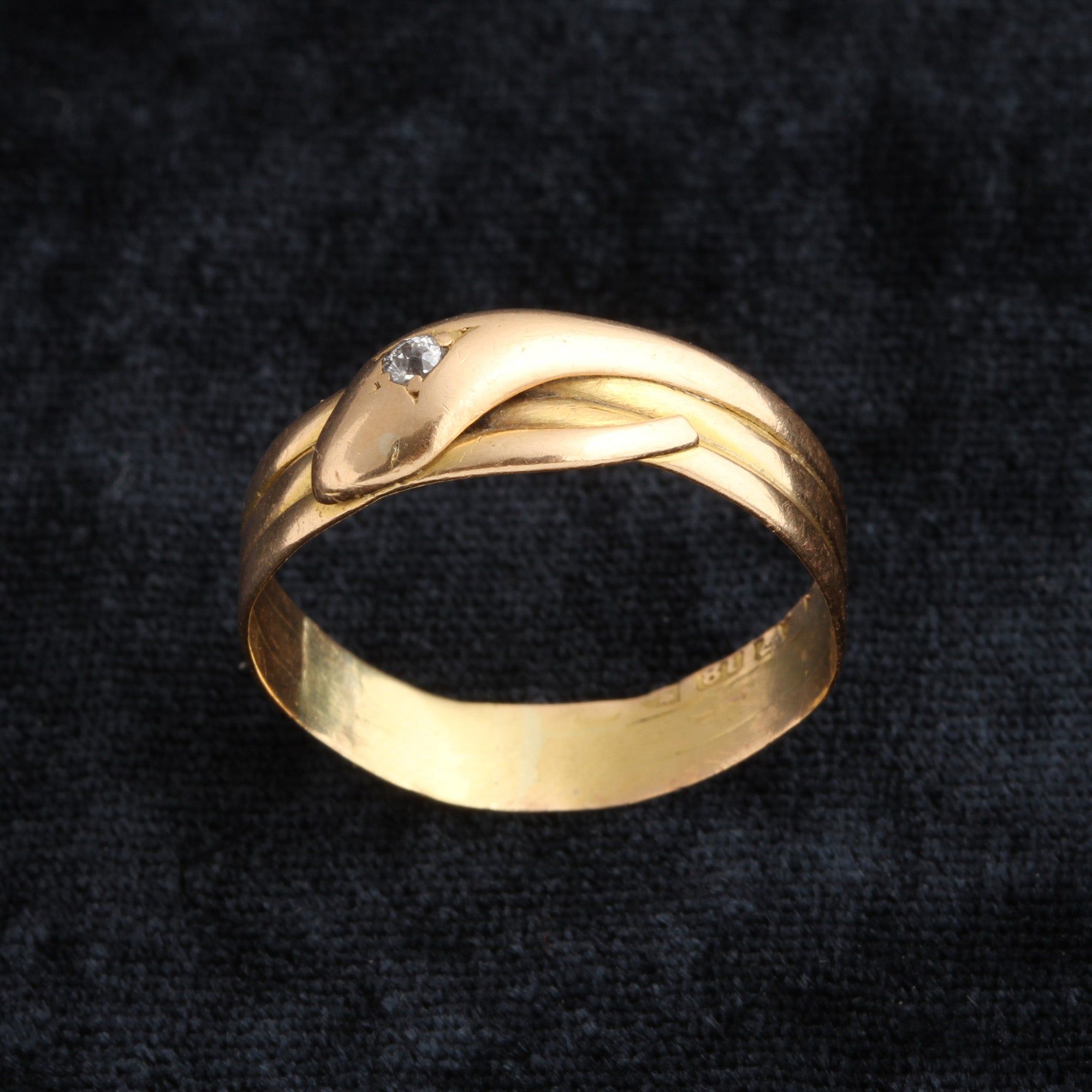 Victorian Coiled Snake Ring