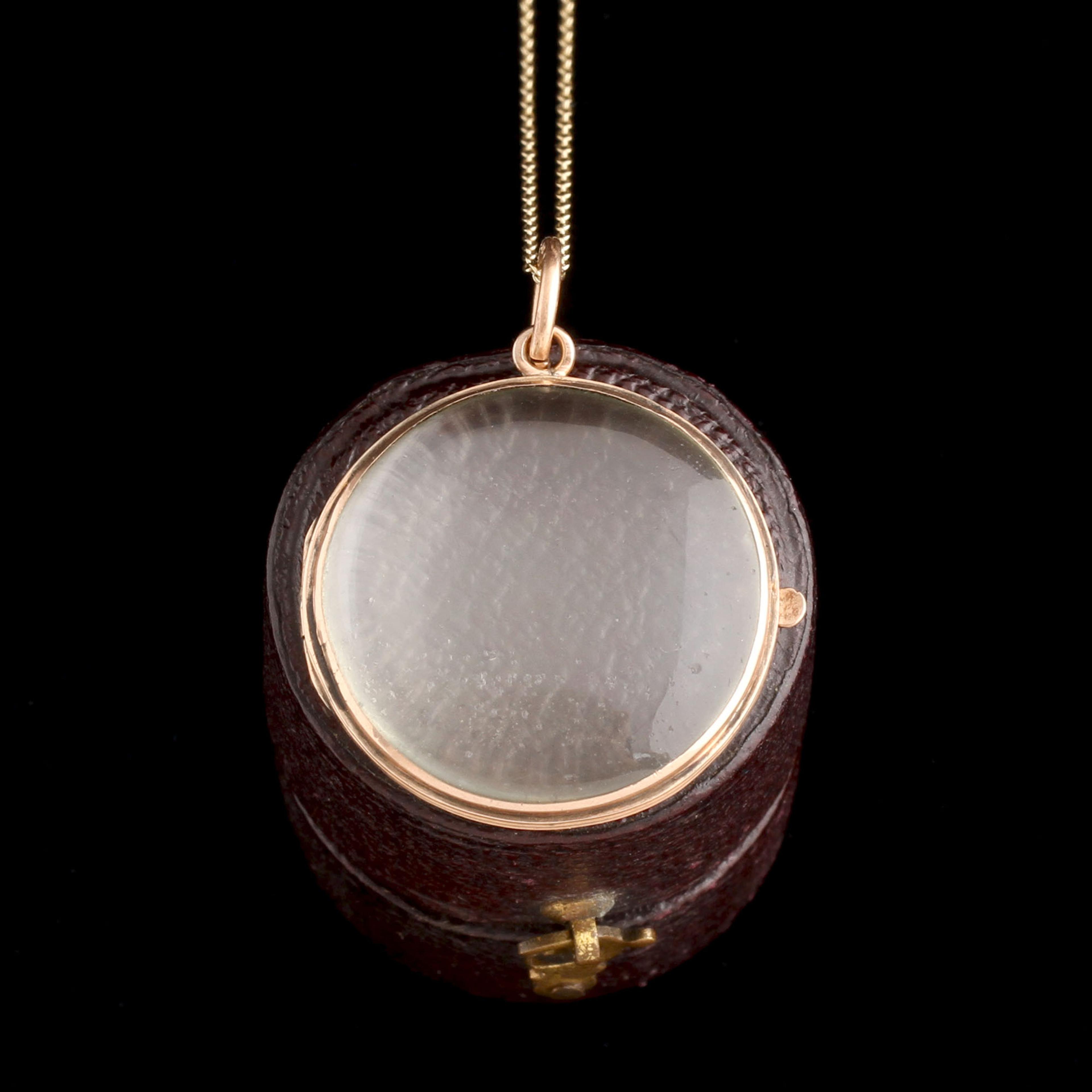 Late Victorian Rock Crystal Photo Locket