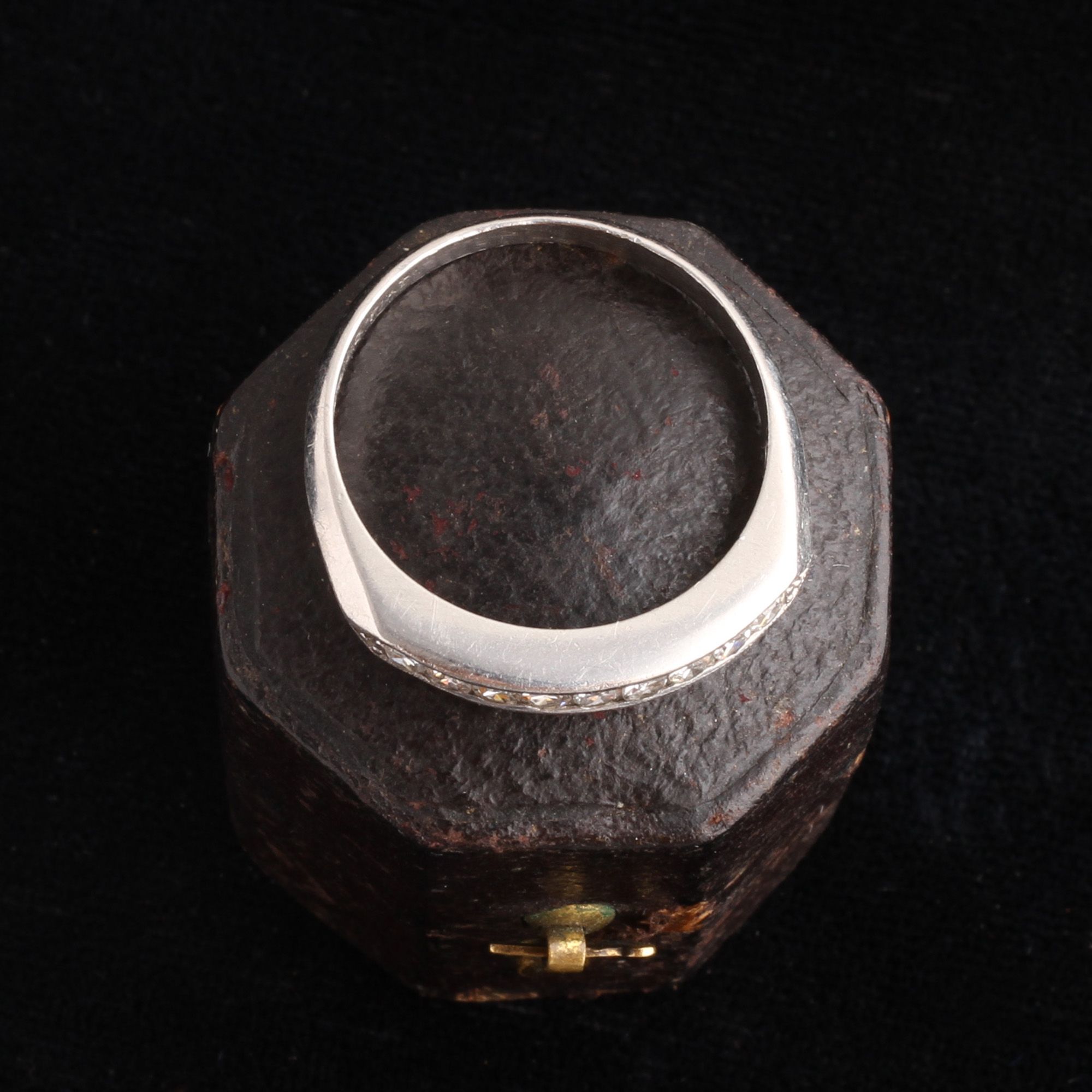 Vintage Platinum Half Eternity Size 7.75