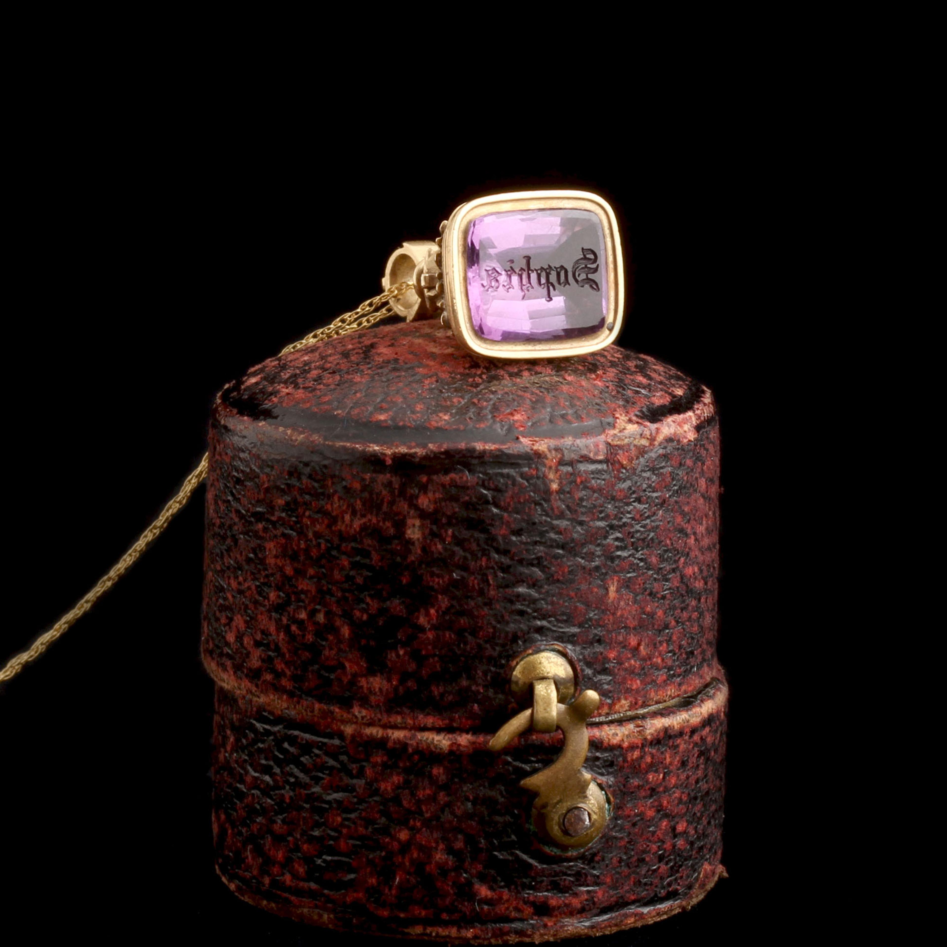 Georgian "Sophia" Wax Seal Necklace