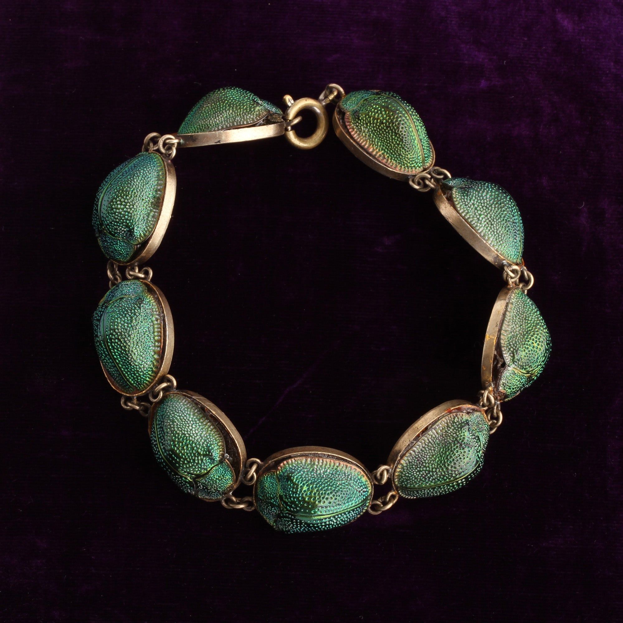 Victorian Scarab Beetle Bracelet