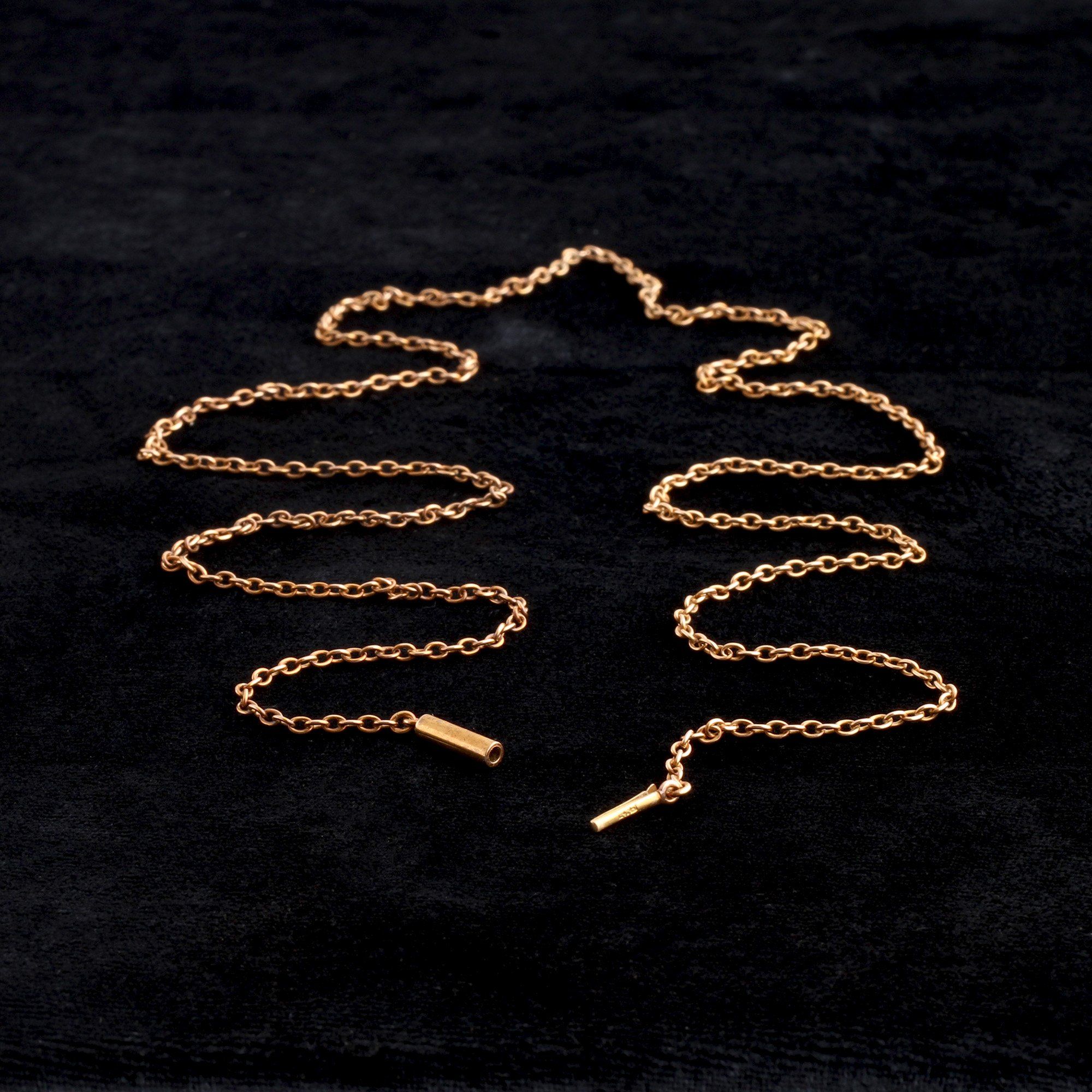 Victorian 27" Rose Gold Cable Chain