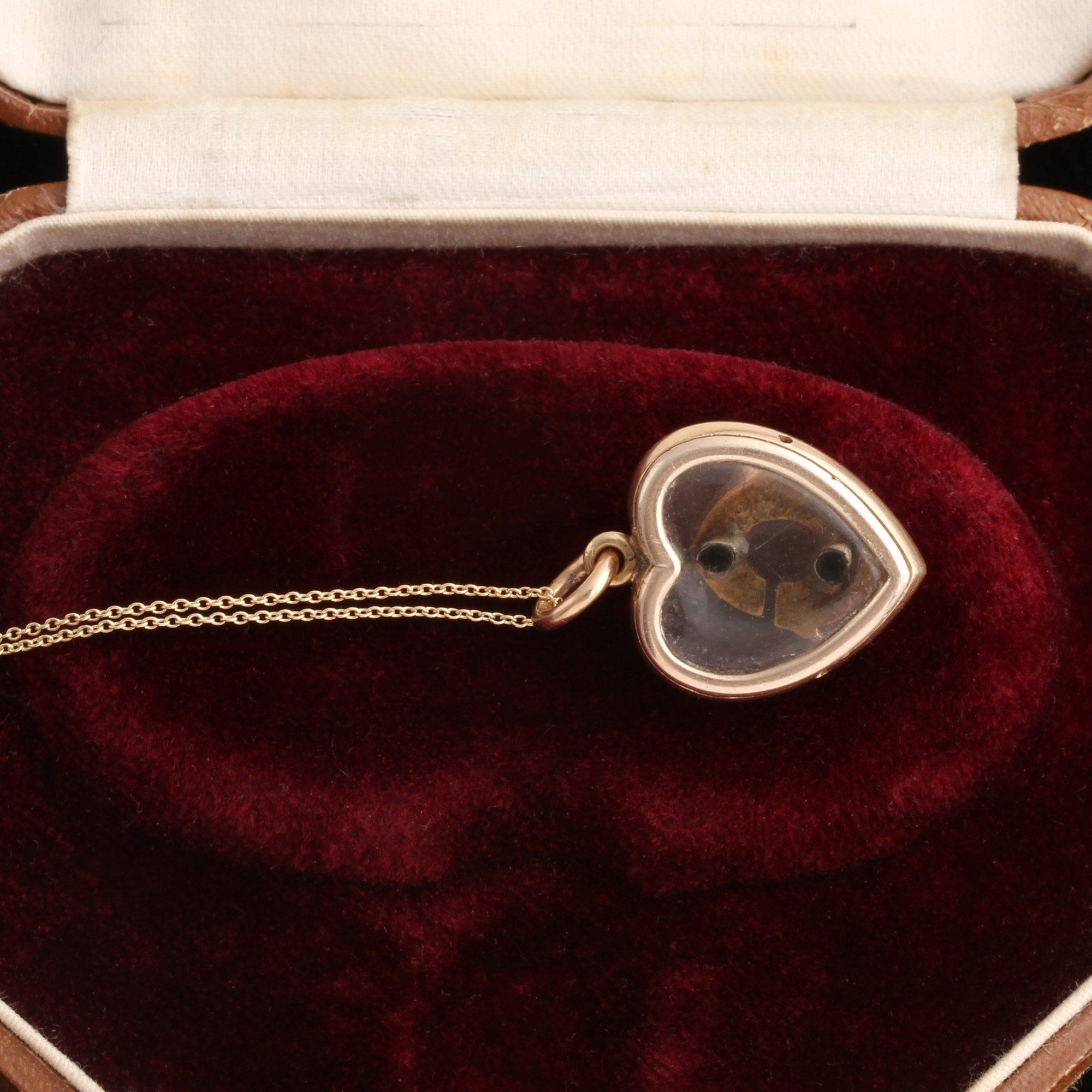 Victorian Turquoise "C" Heart Locket