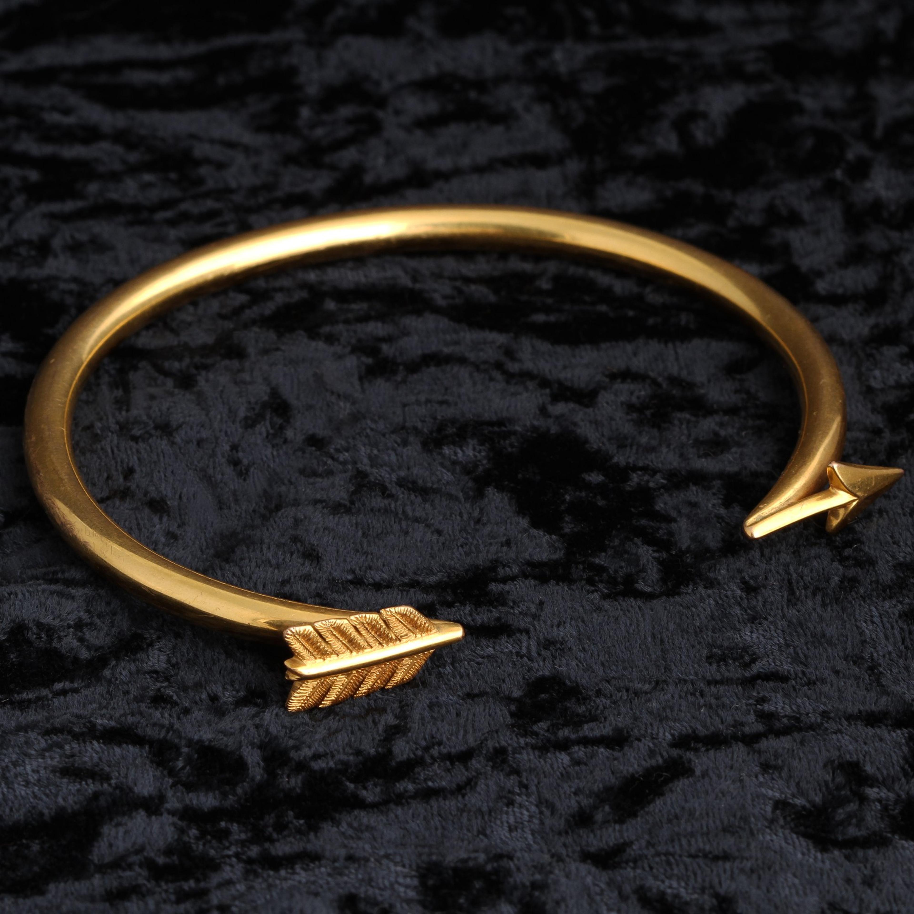 1920s Golden Arrow Upper Arm Bracelet