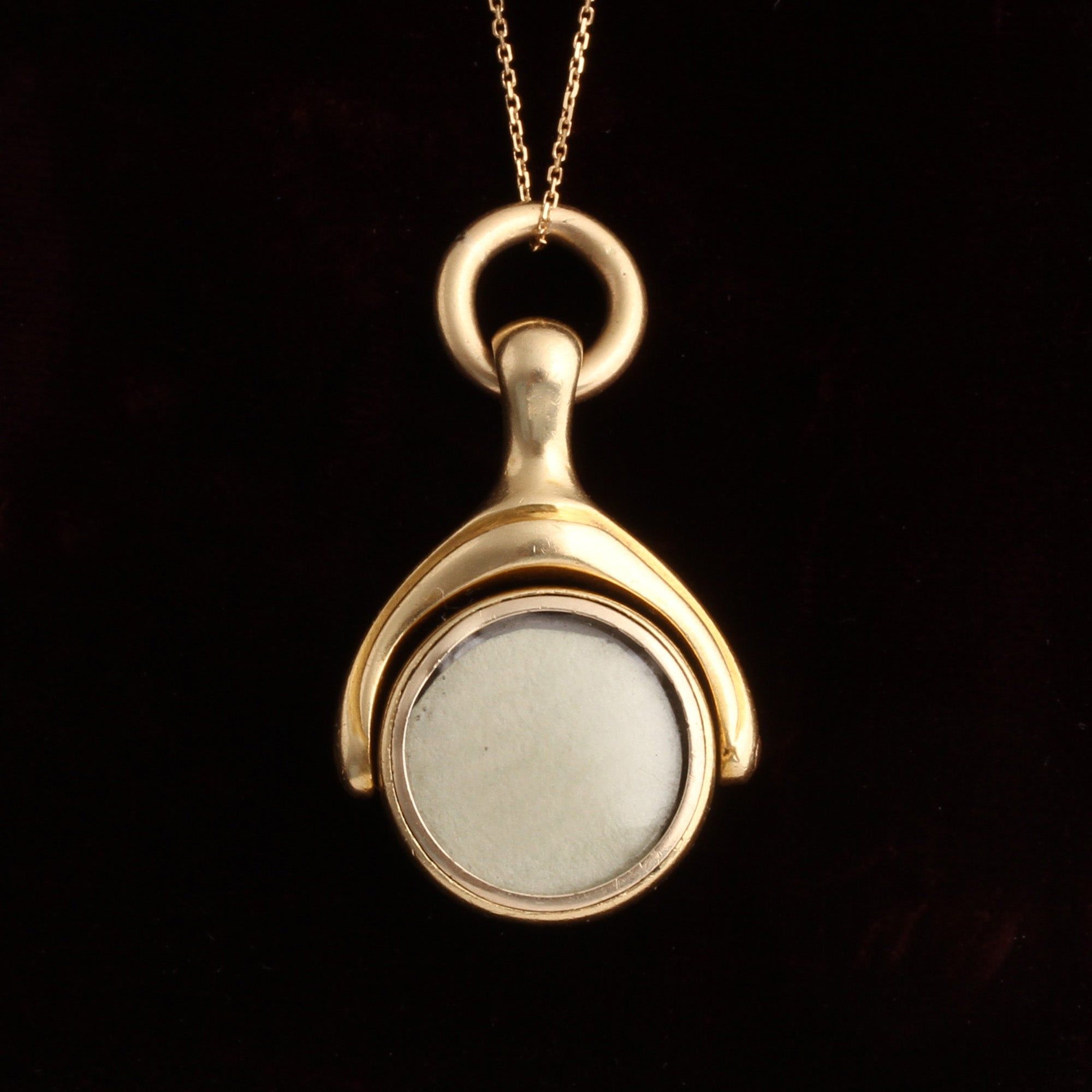 Victorian Lapis Lazuli Spinner Locket