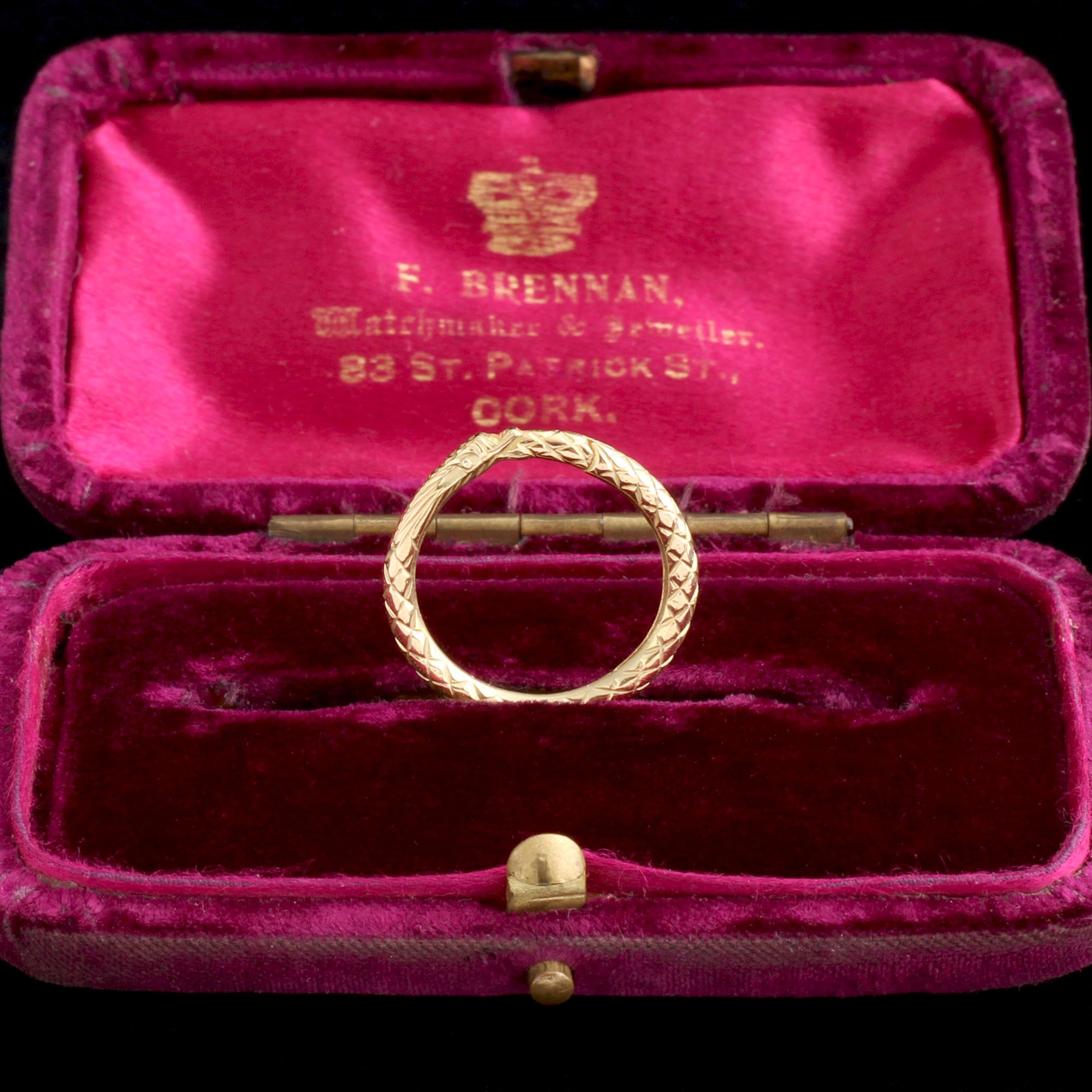 Georgian Ouroboros Split Ring