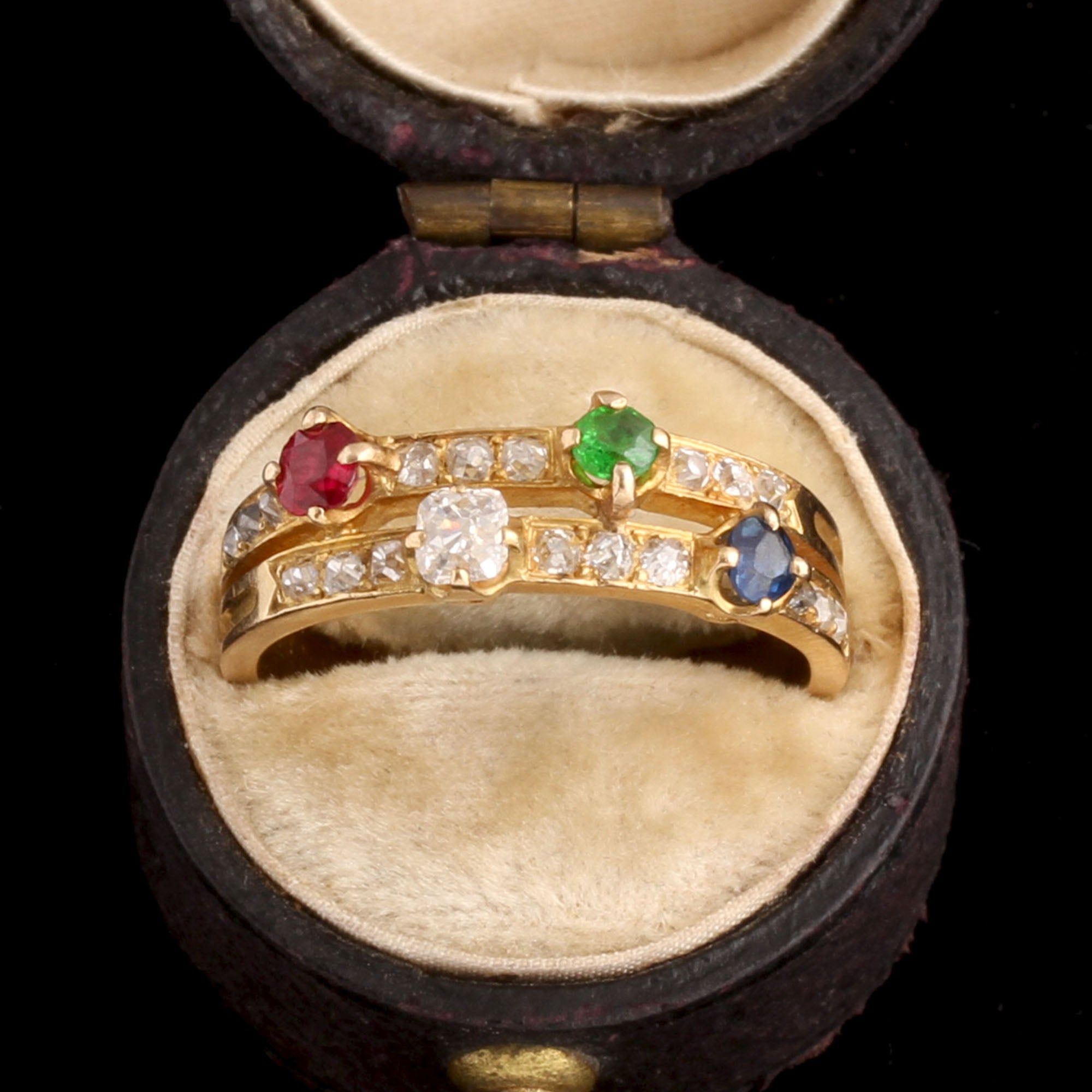 Victorian Double Band Harem Ring