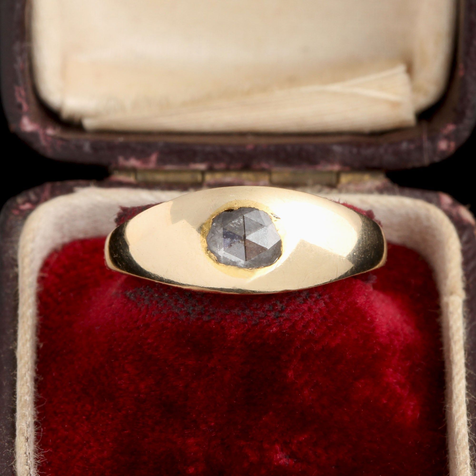 Victorian Rose Cut Diamond Ring