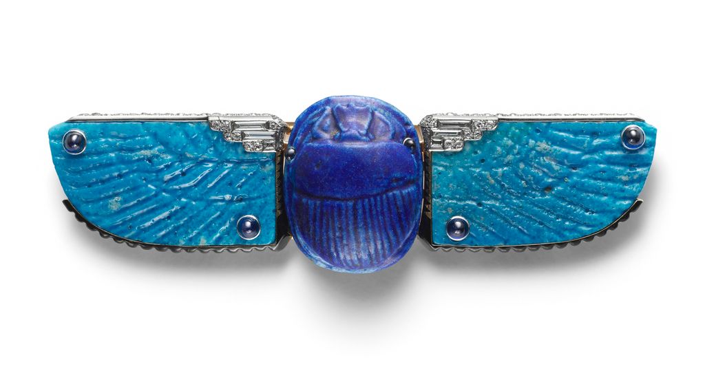 Scarab belt buckle, 1926, Cartier, Cooper-Hewitt Museum.
