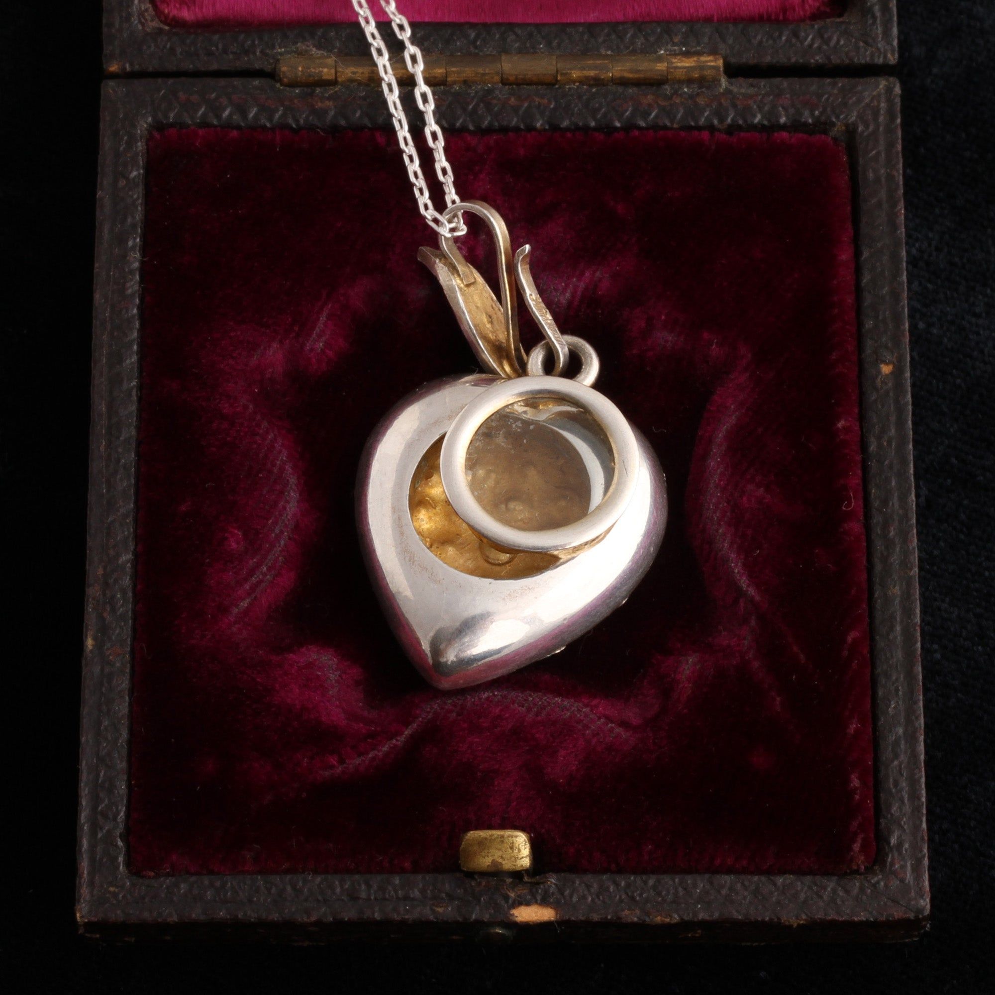 Victorian Turquoise Heart Locket