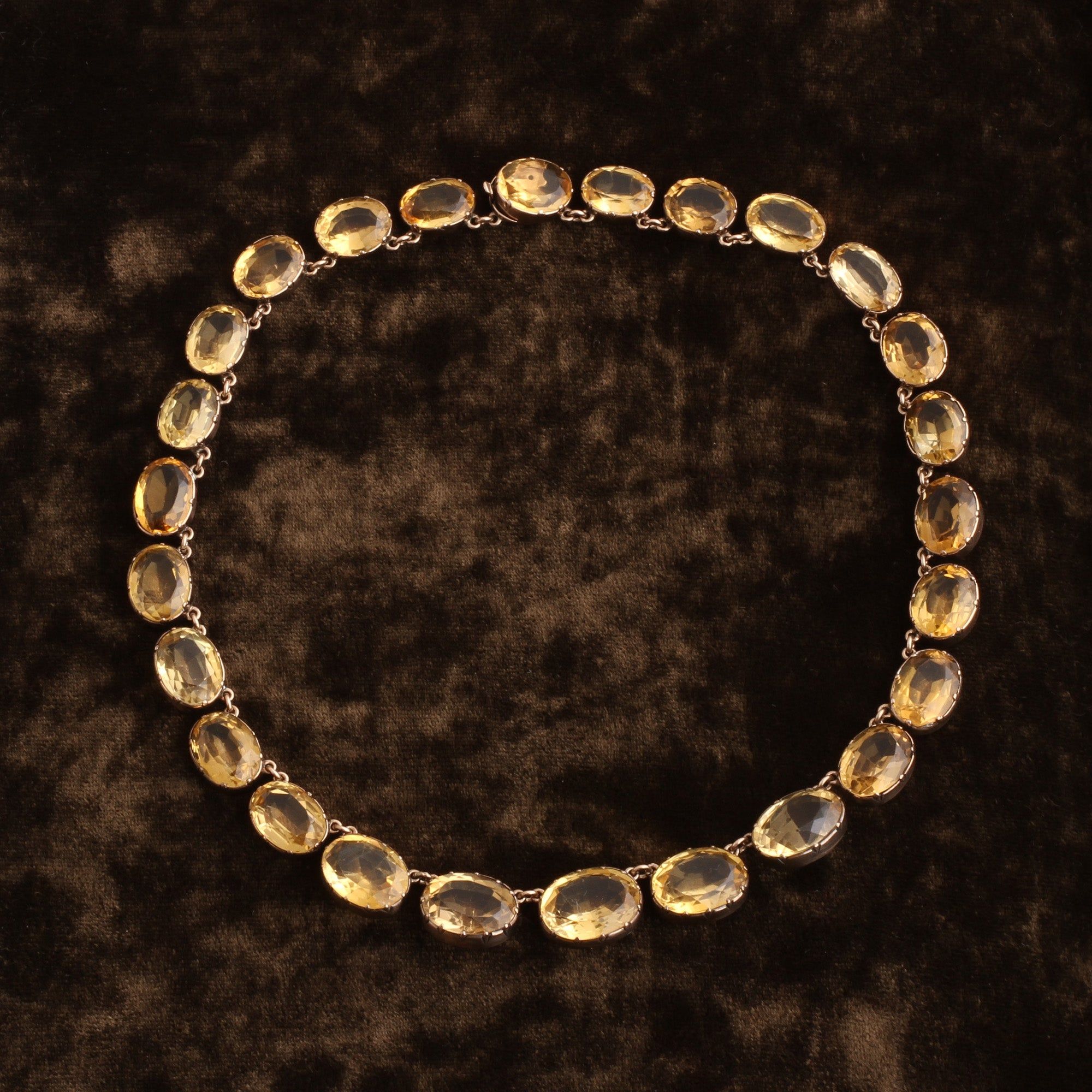 Victorian Citrine Rivière