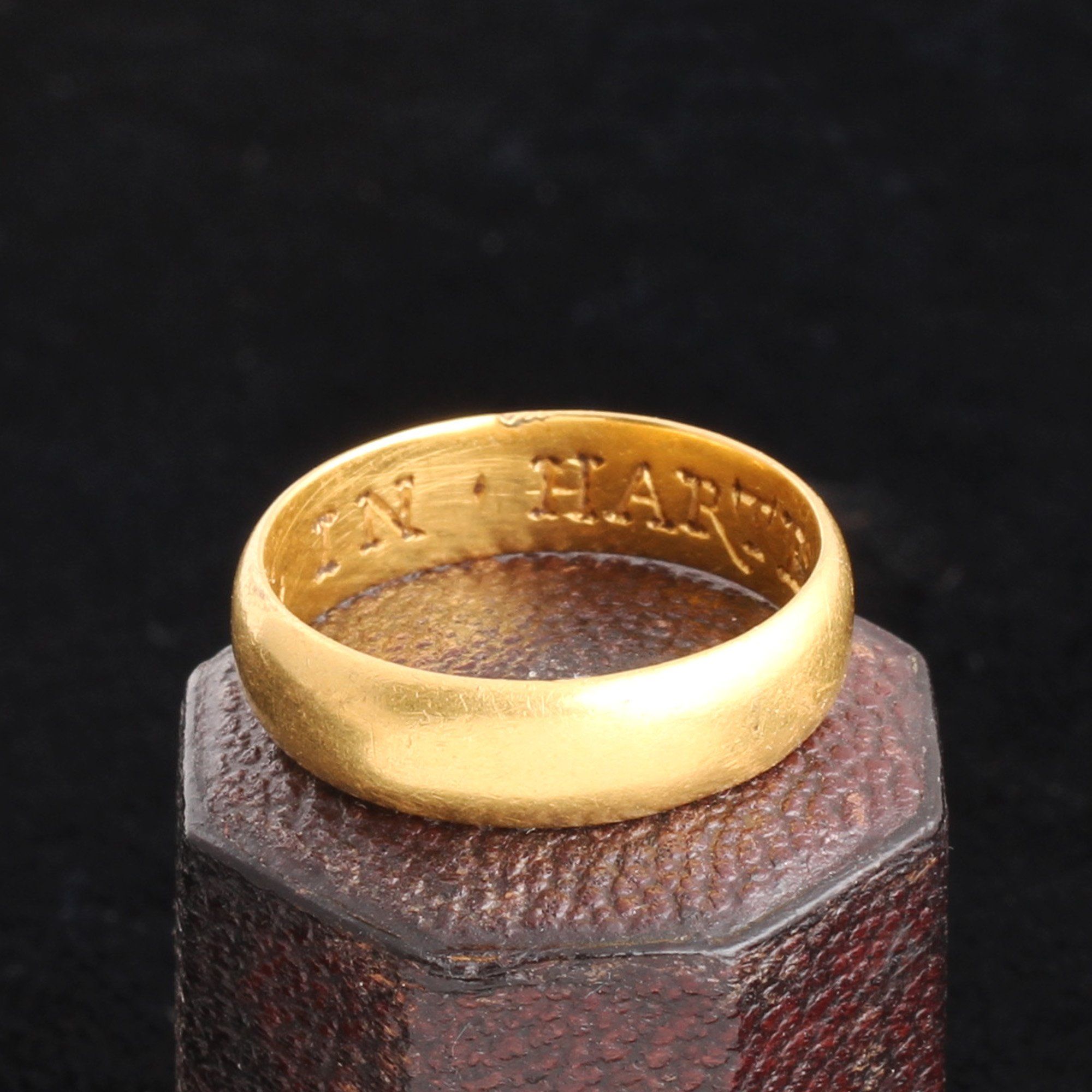 "Be True In Harte" Posy Ring