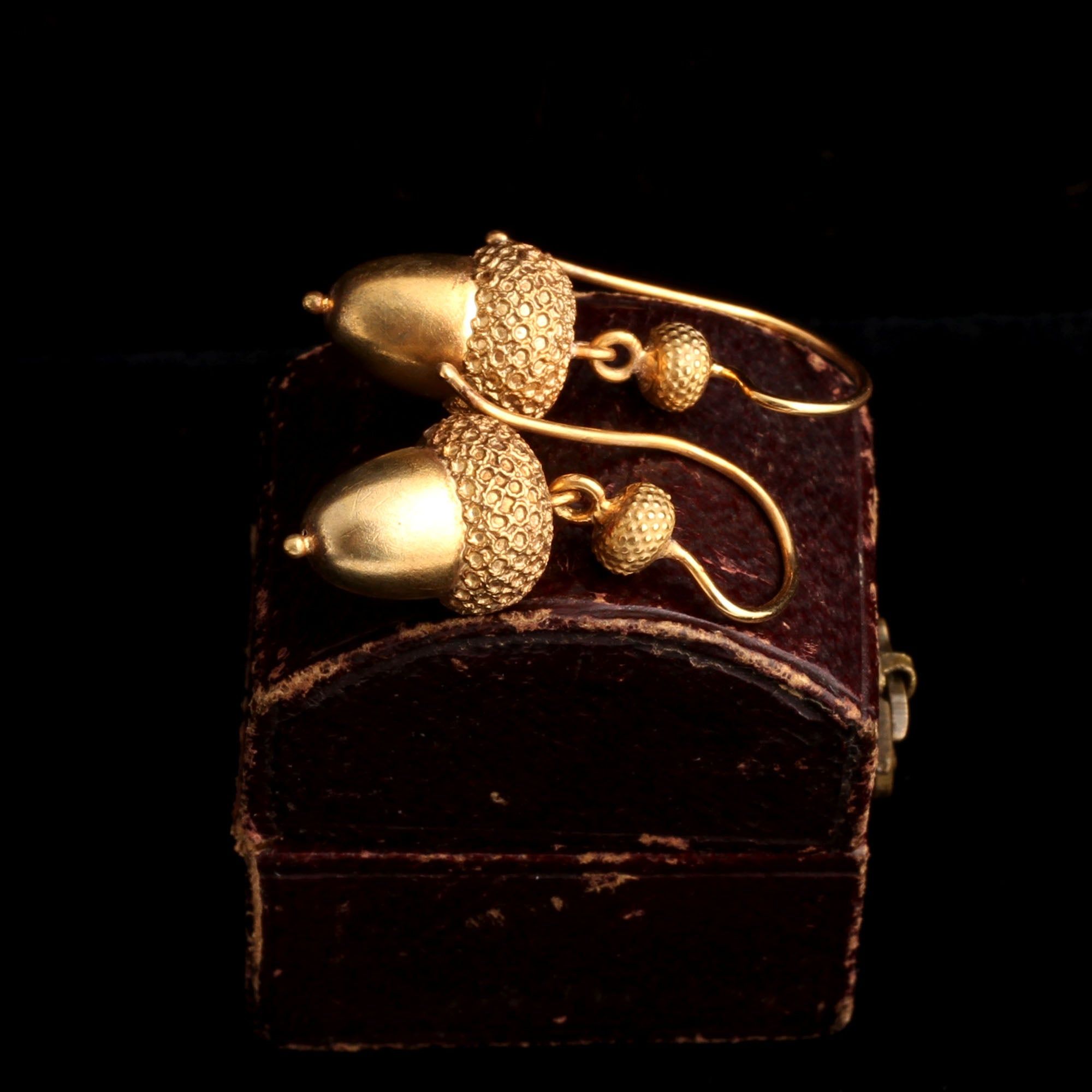 Victorian Acorn Earrings