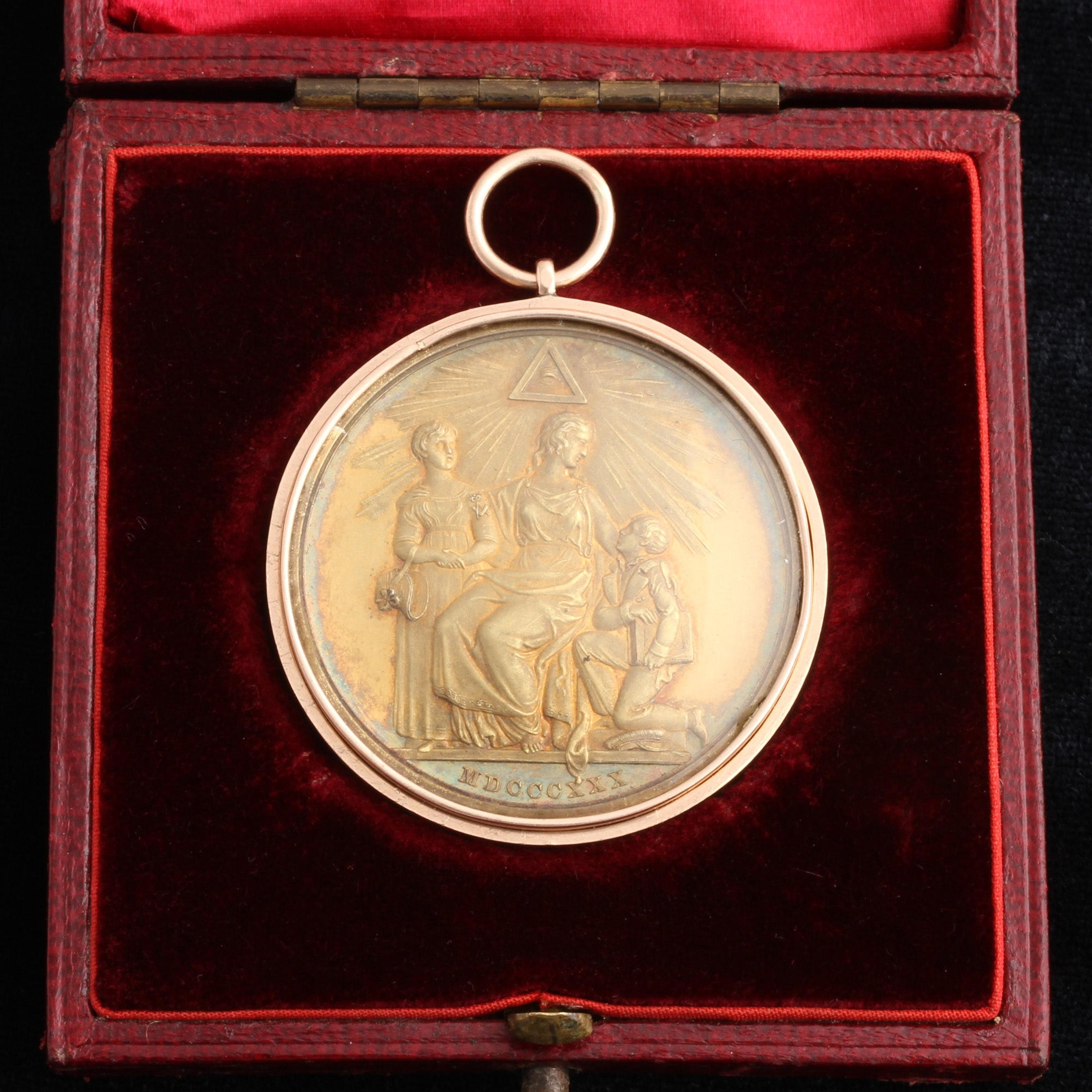 Victorian "Honorable Testimonial" Masonic Medal