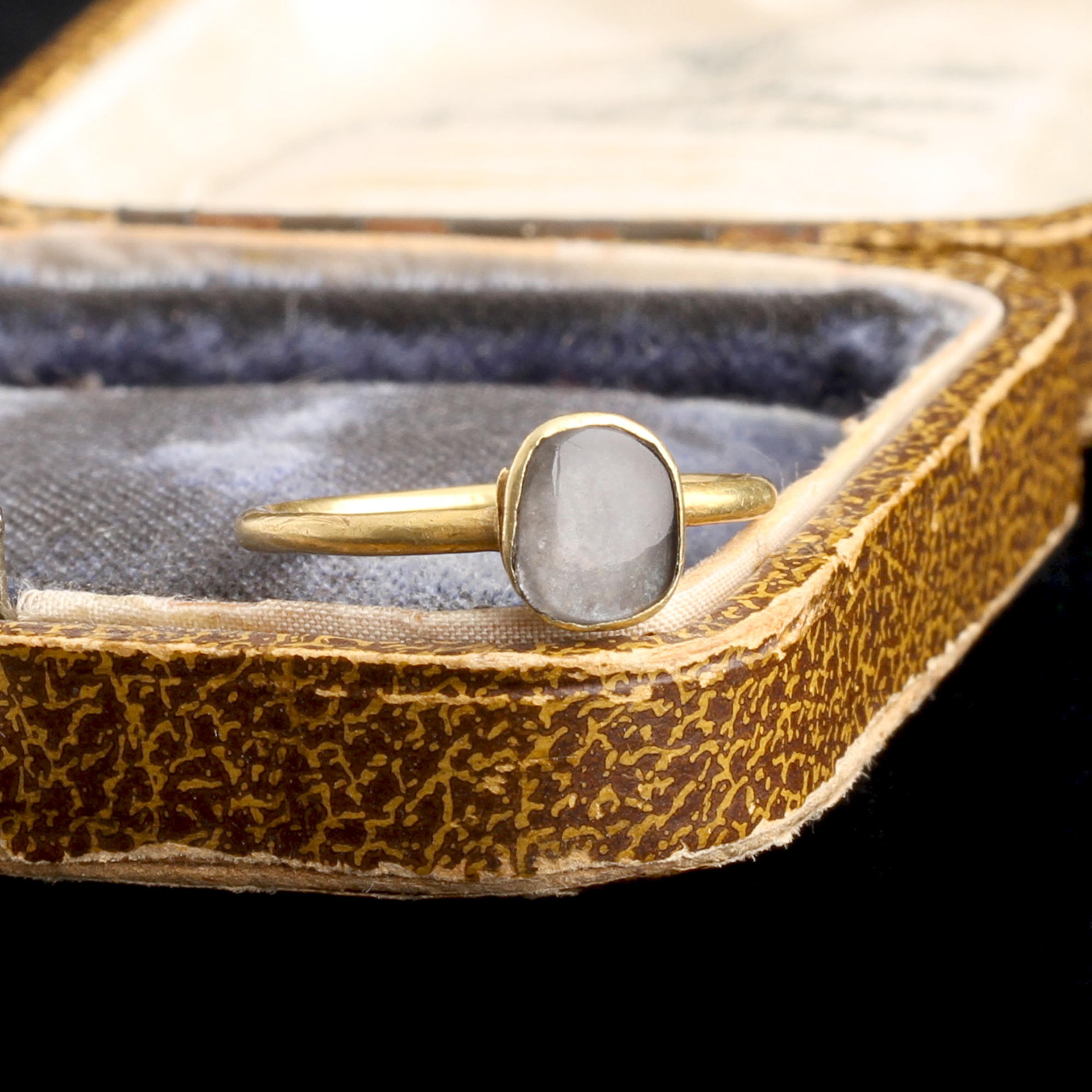 Medieval Blue Chalcedony Ring