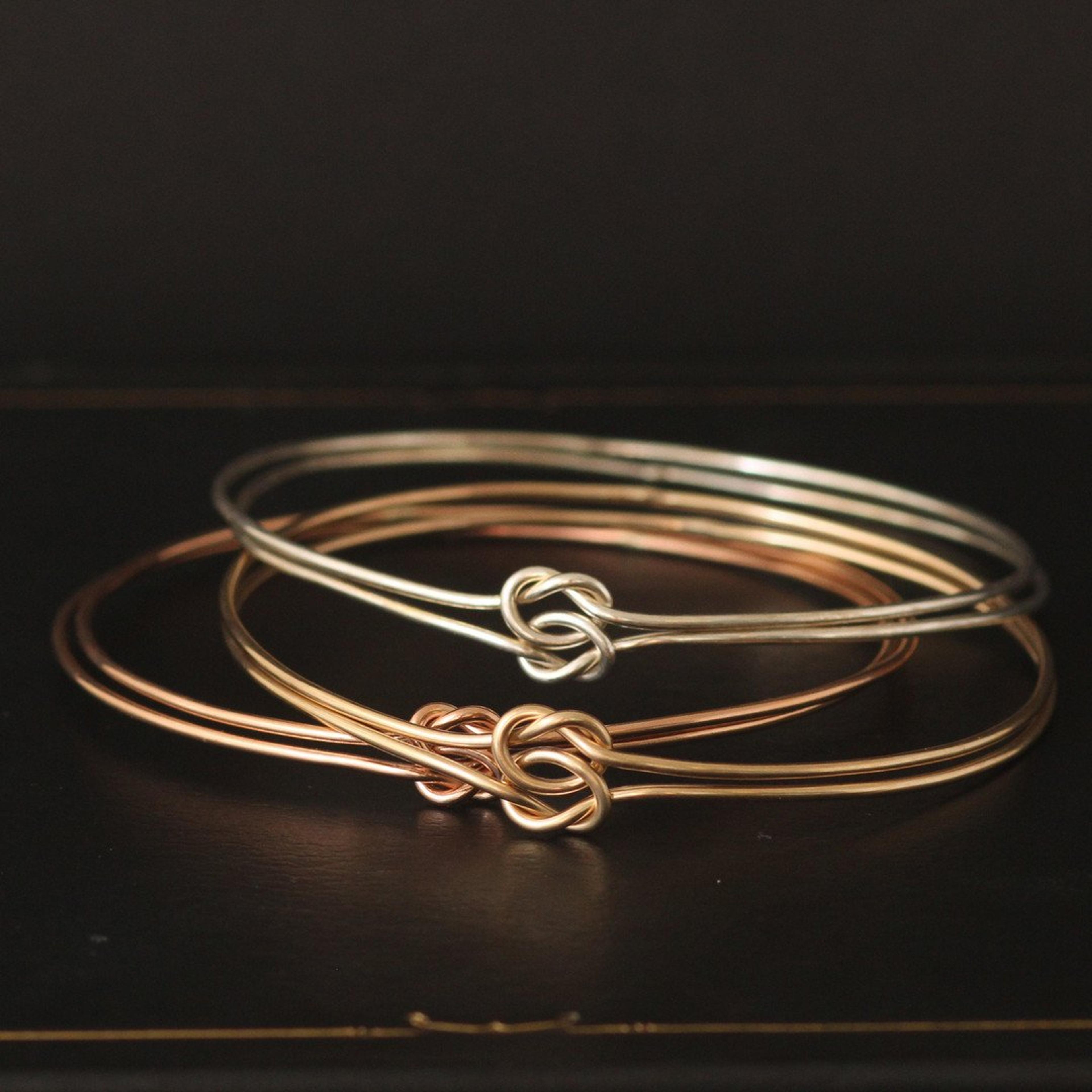 Yellow Gold Fill Lover's Knot Bracelet