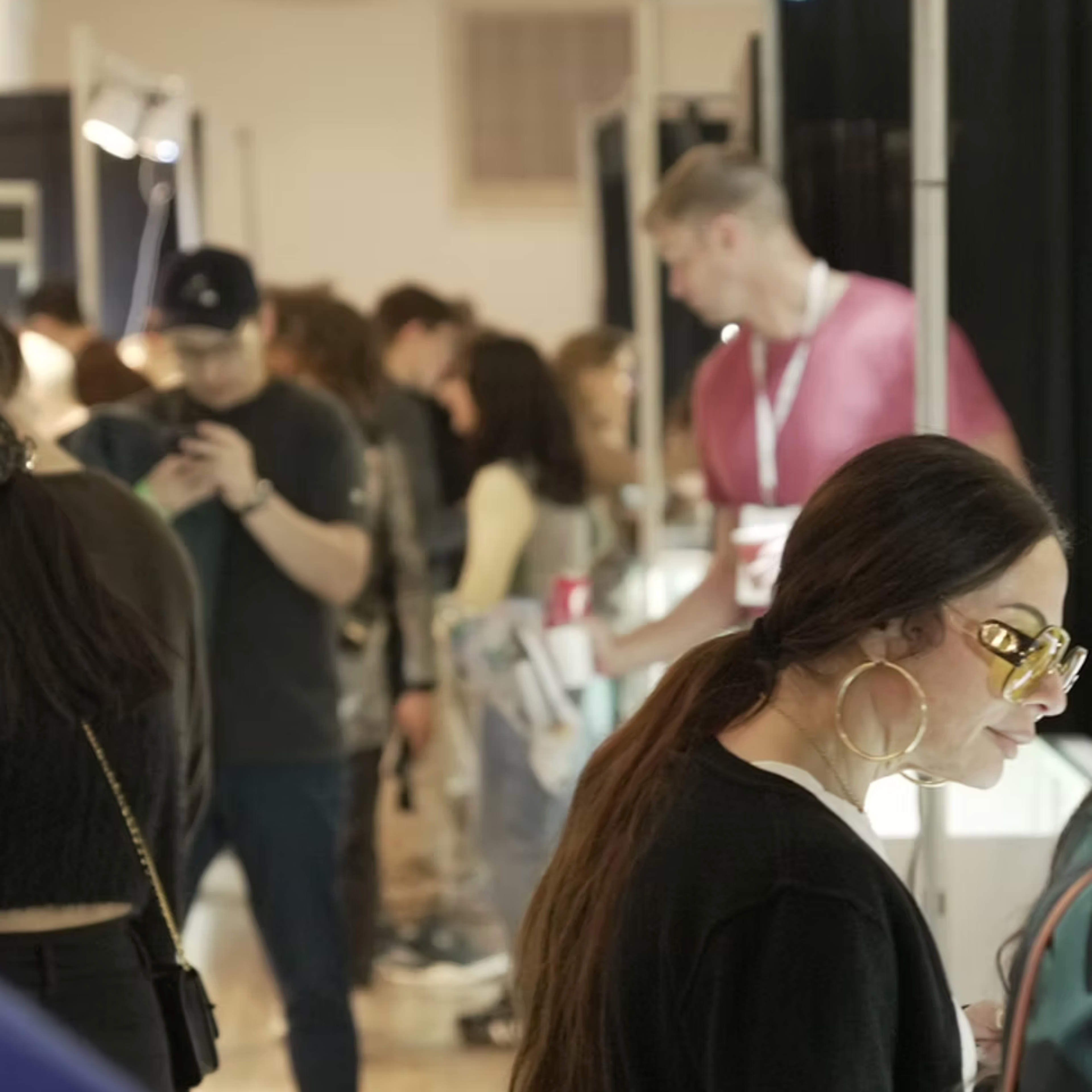 A photo of people browsing jewelry at NYC JAOS