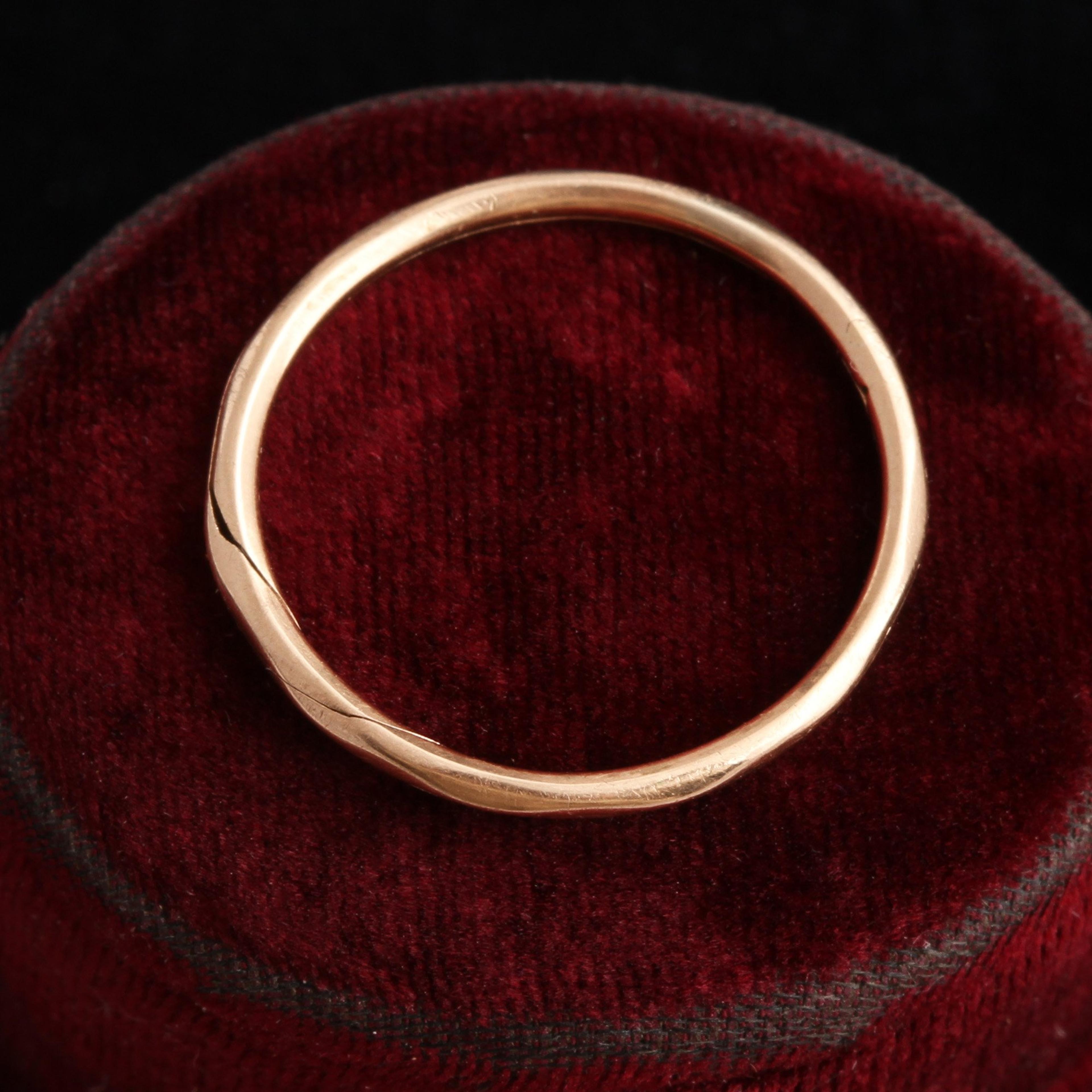 Detail of Early 19th Century French Gimmel Wedding Band