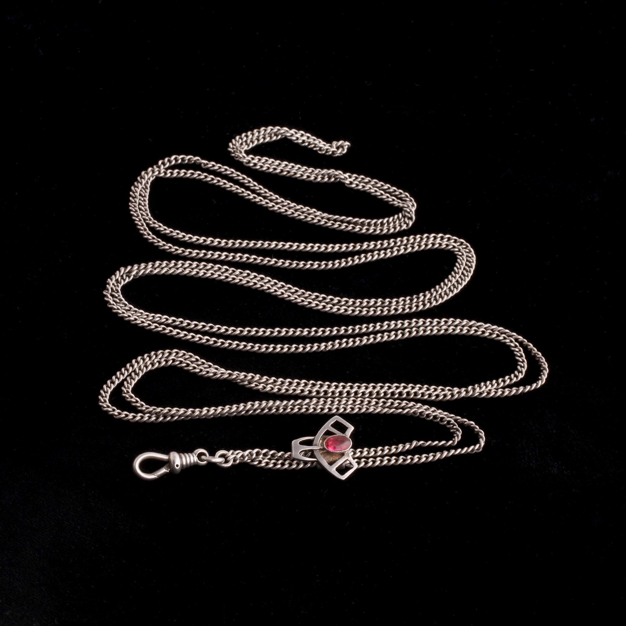 Jugendstil Silver Guard Chain