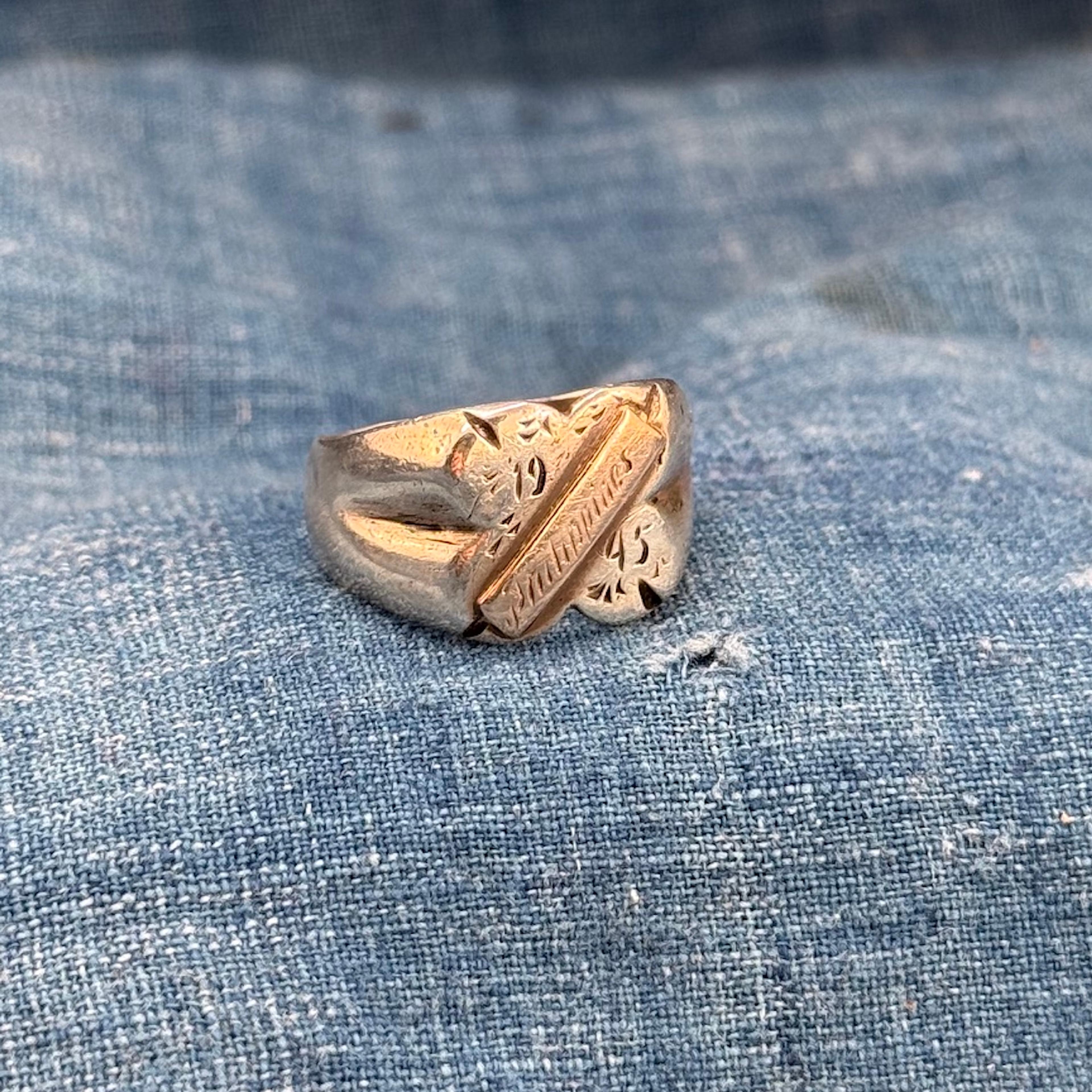 Philipinnes WW2 Trench Art Ring