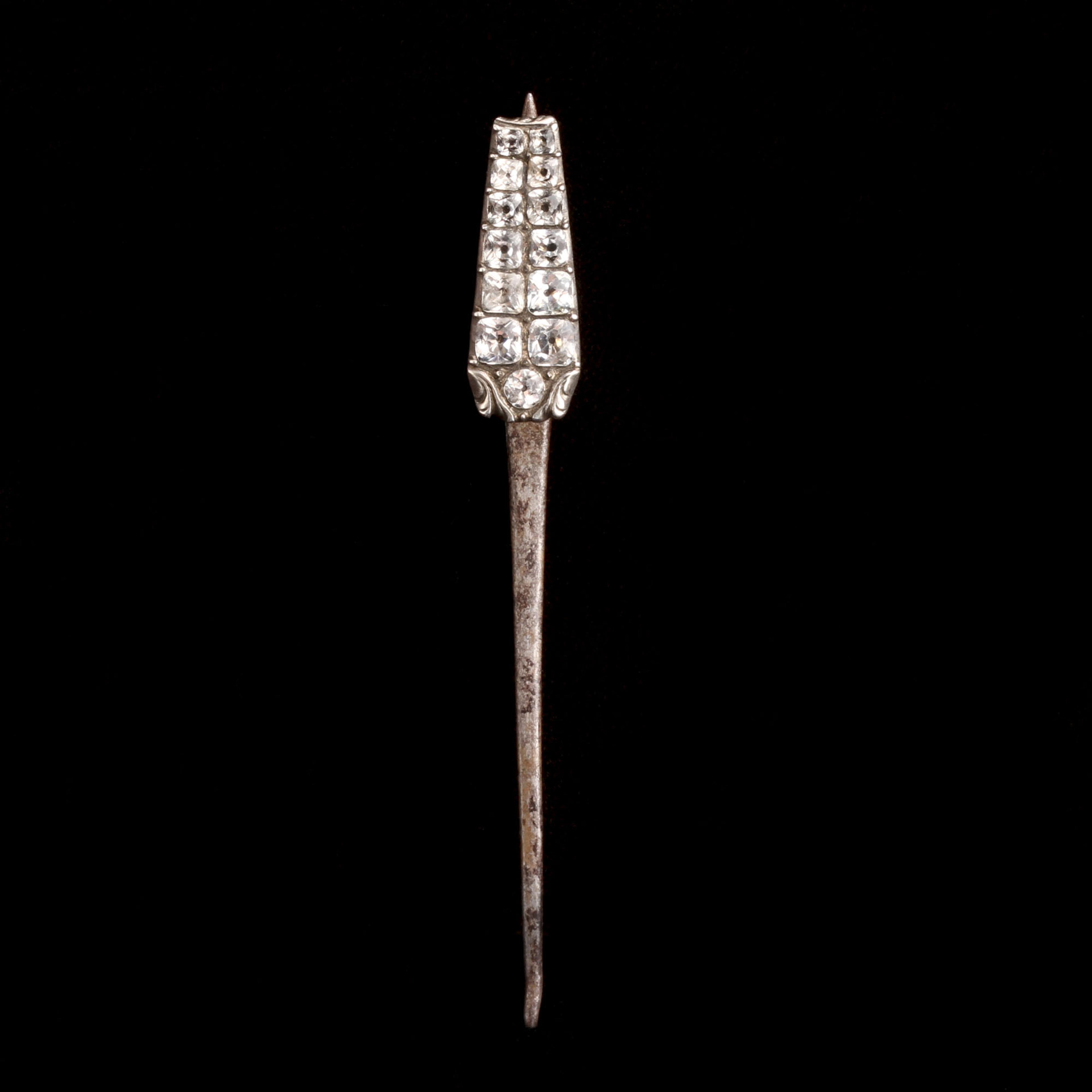 Georgian Paste Wig Pin