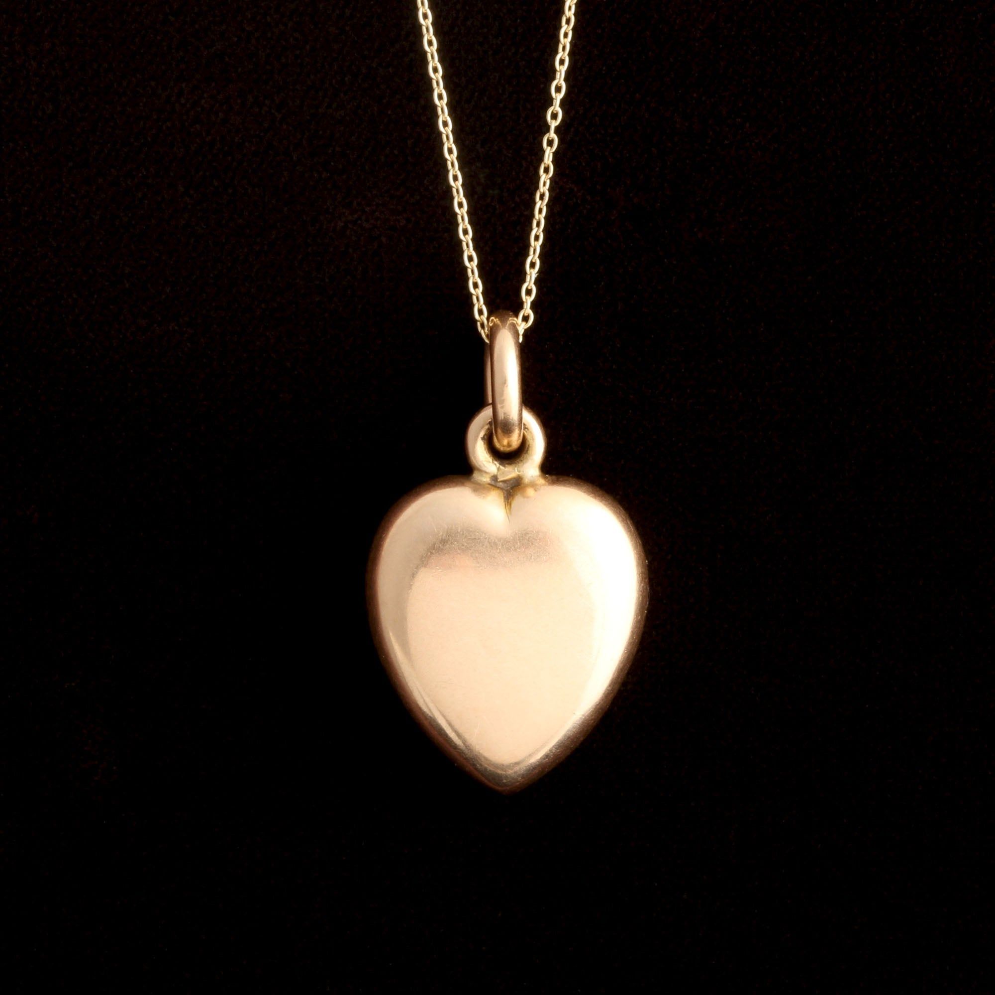 Detail of Victorian Gold Heart Locket