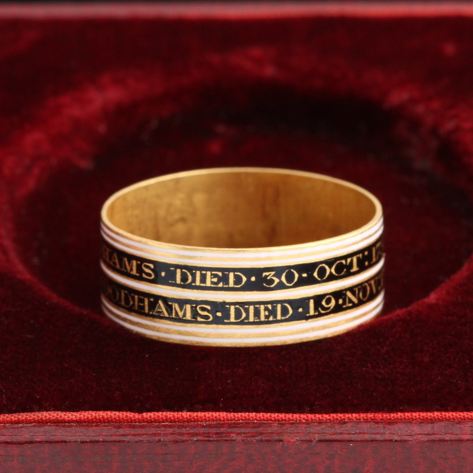 Georgian Husband & Wife Mourning Ring