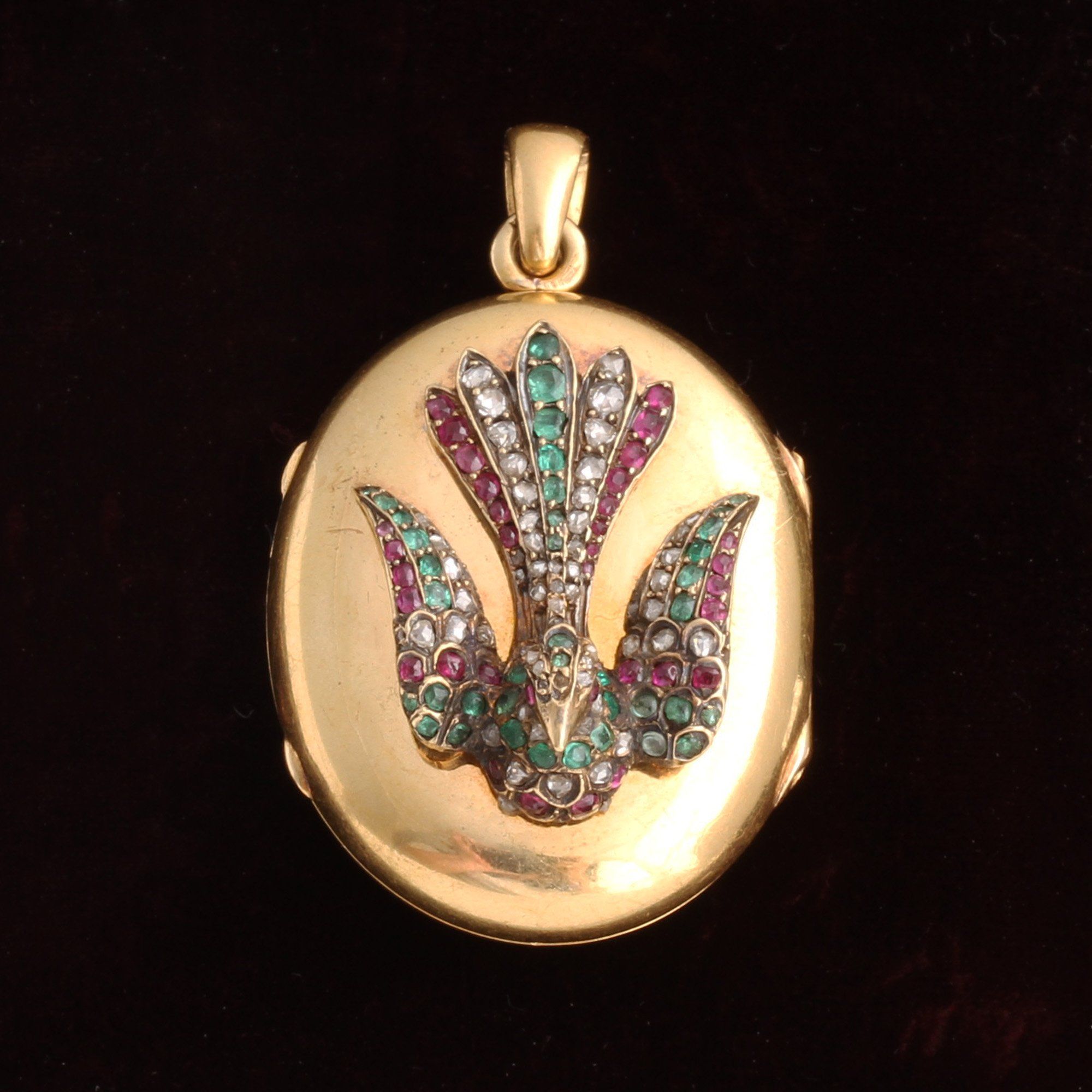 Victorian Gemstone Phoenix Locket — Erica Weiner